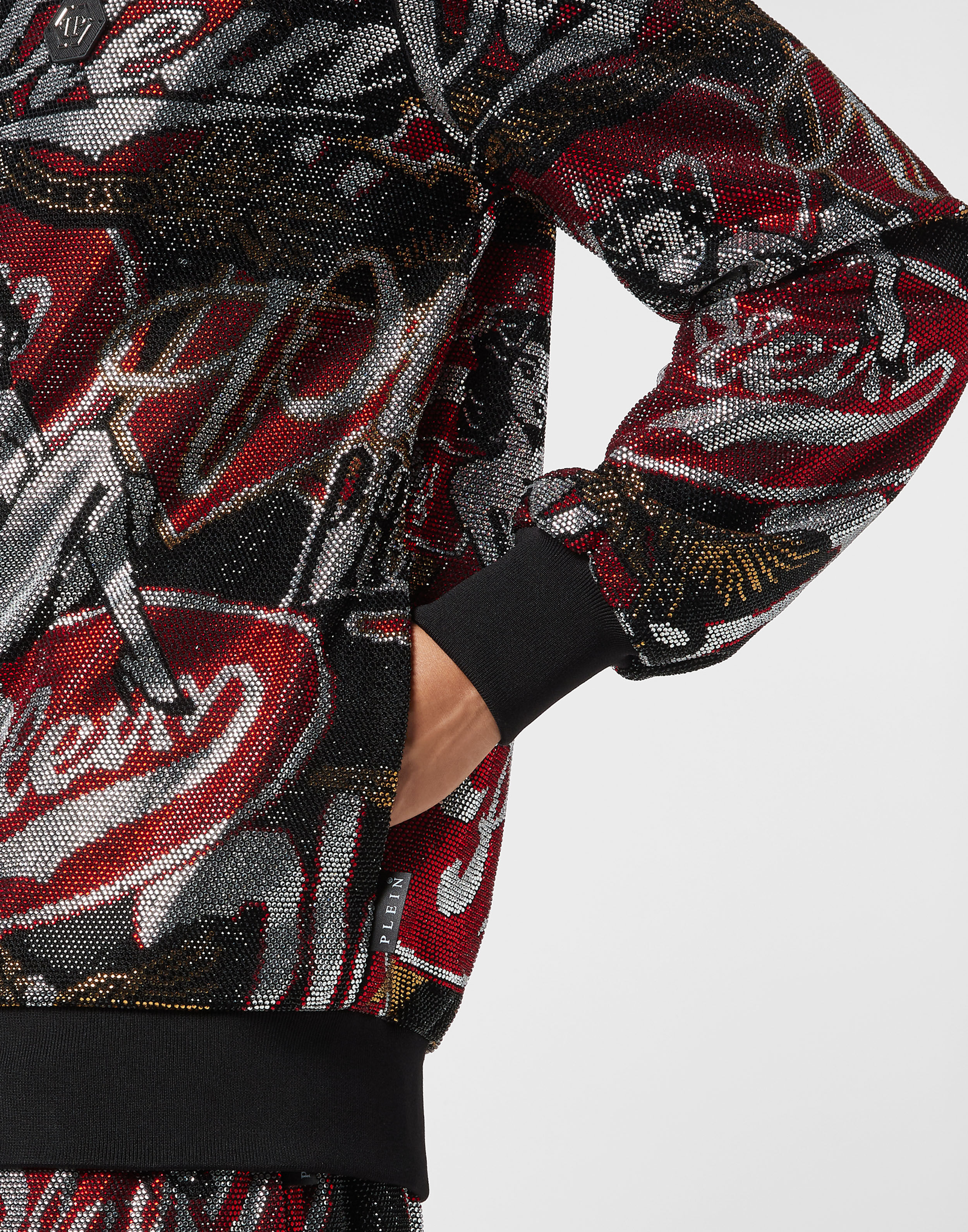 PHILPP PLEIN Tracksuit Jacket Plein Beers Stones