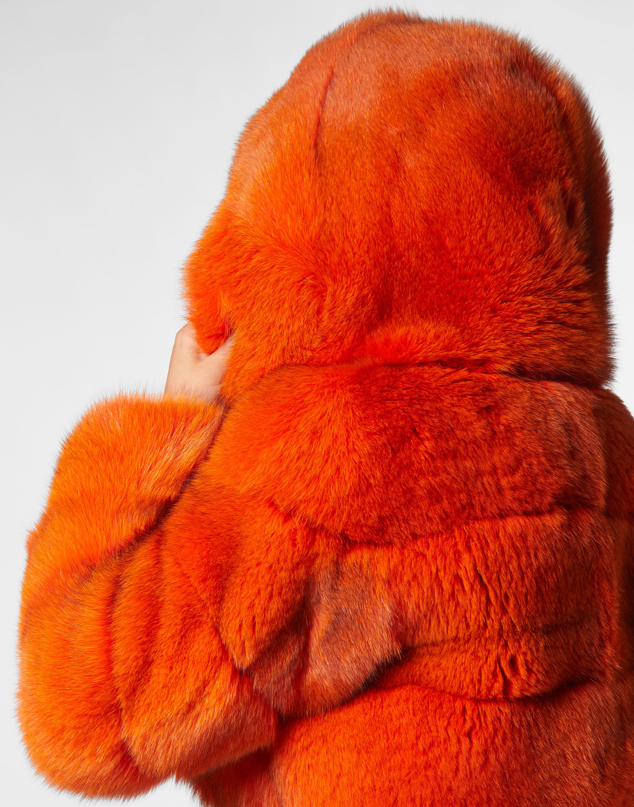 PHILPP PLEIN Real Fur Short Jacket