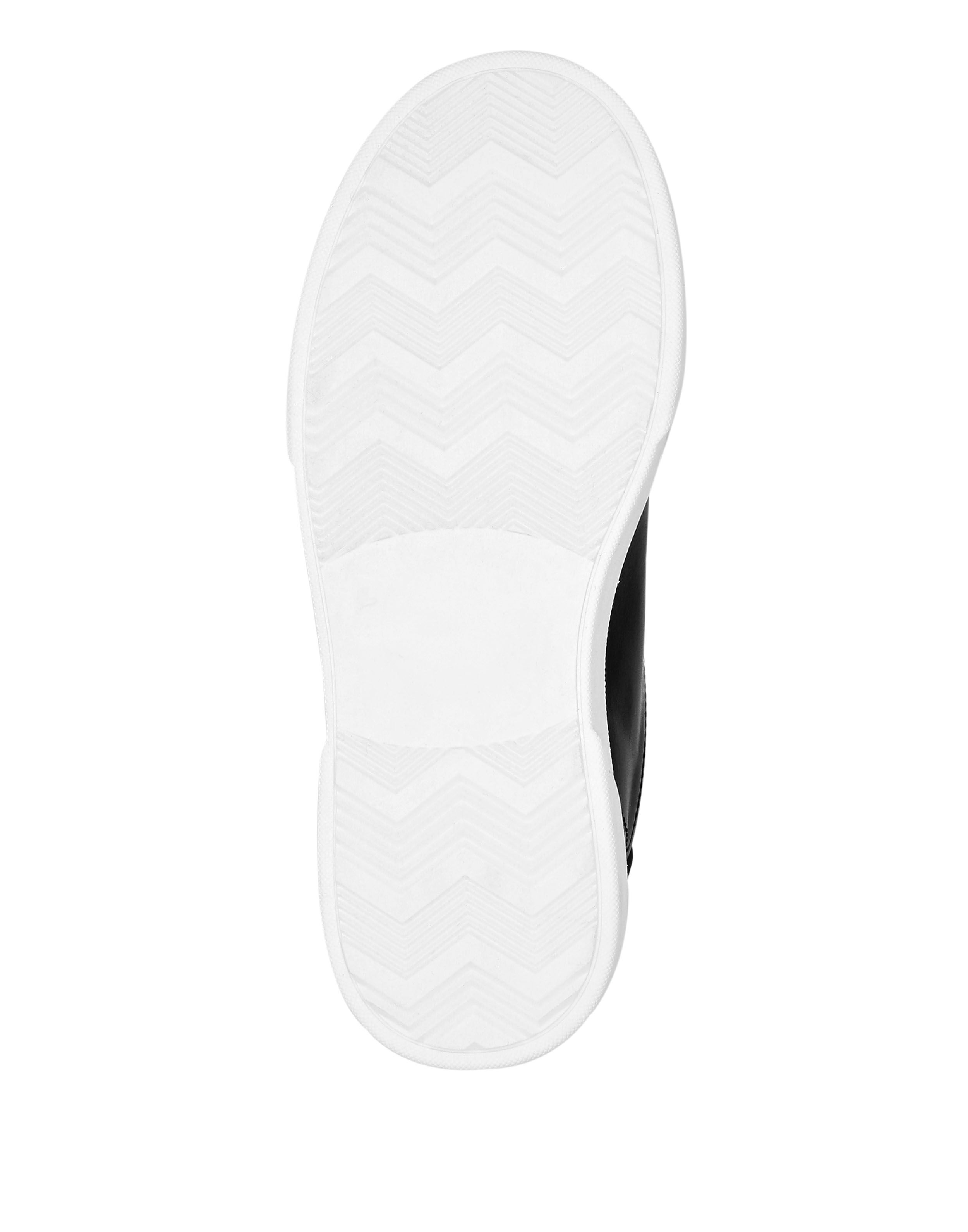 PHILPP PLEIN LEATHER LO-TOP SNEAKERS THE PLEIN ORIGINAL