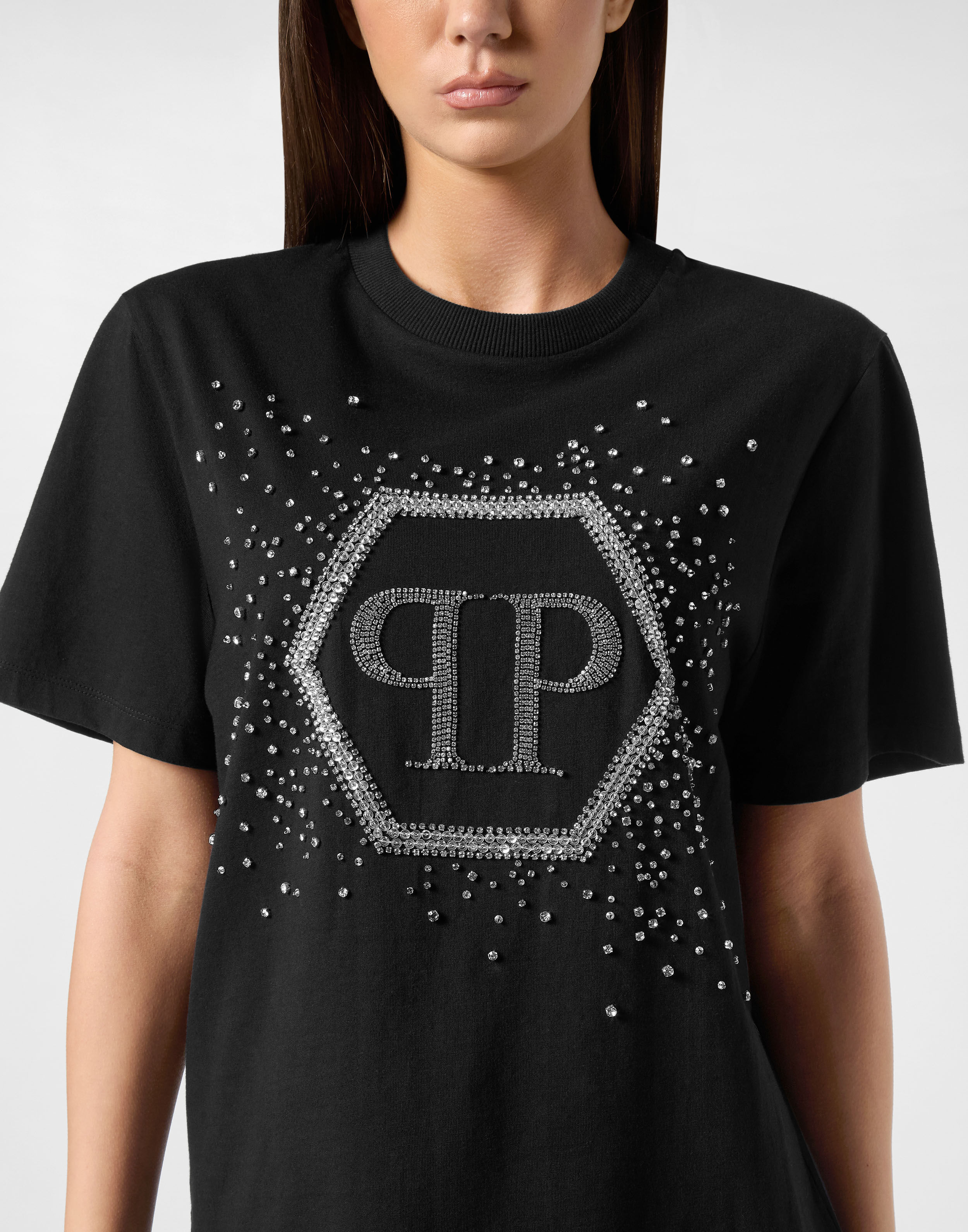 PHILPP PLEIN T-Shirt Man Fit Hexagon
