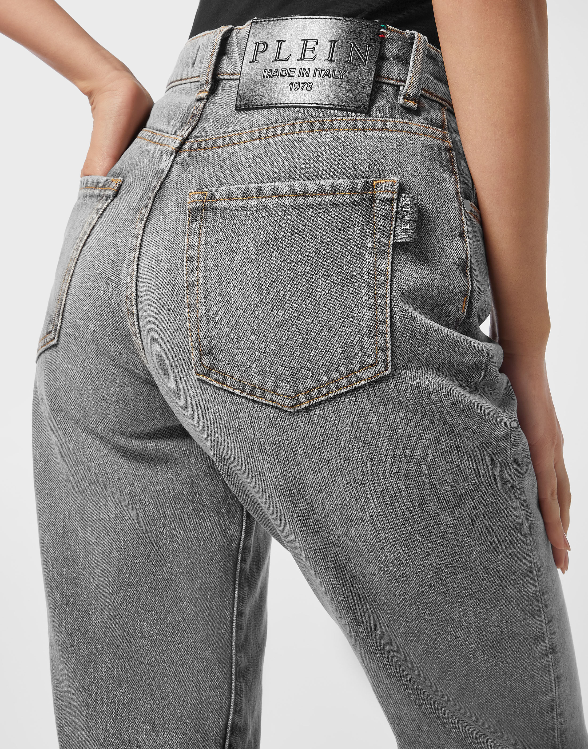 PHILPP PLEIN Mom Fit Jeans