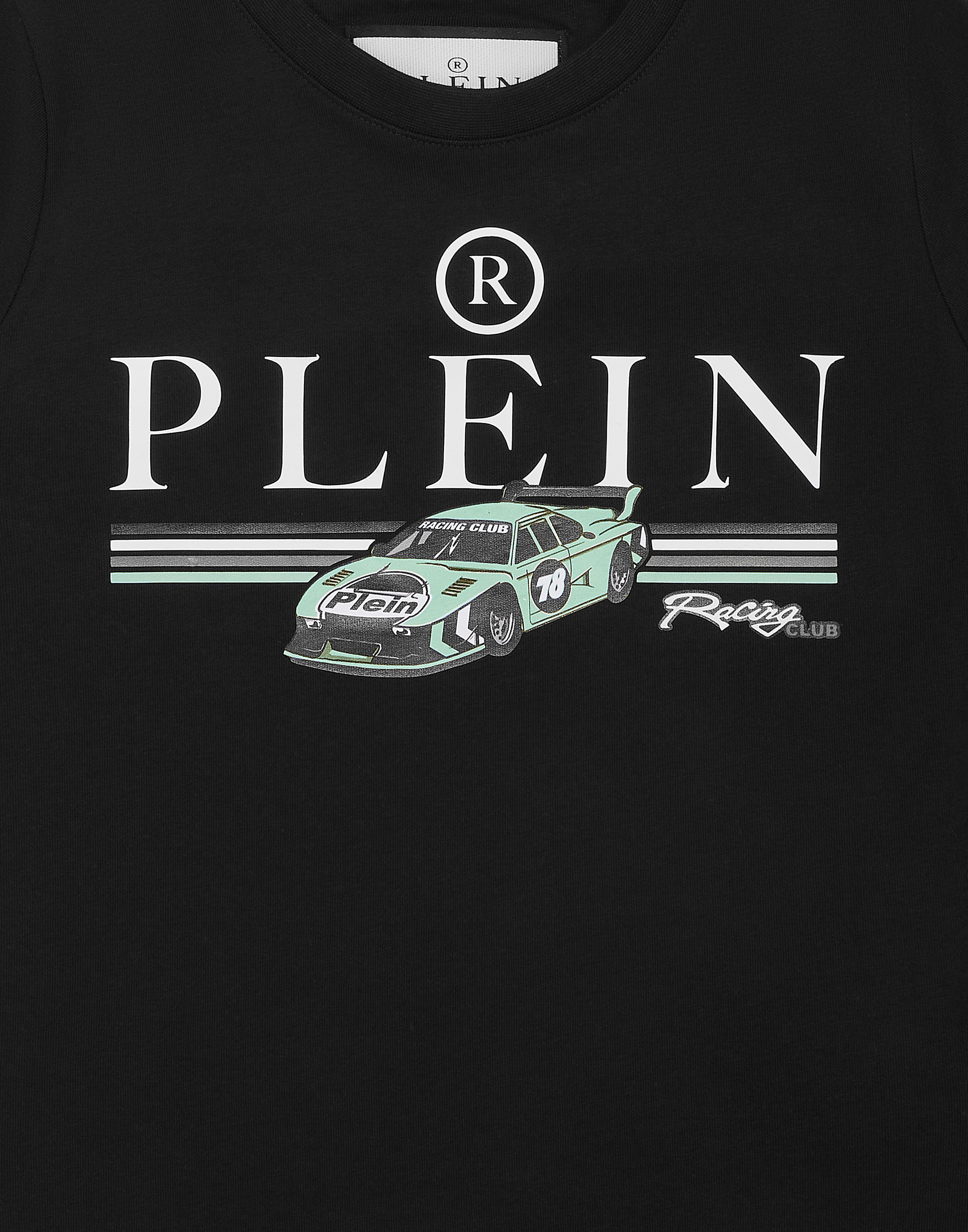 PHILPP PLEIN Jersey T-shirt Round Neck SS Cars Racing