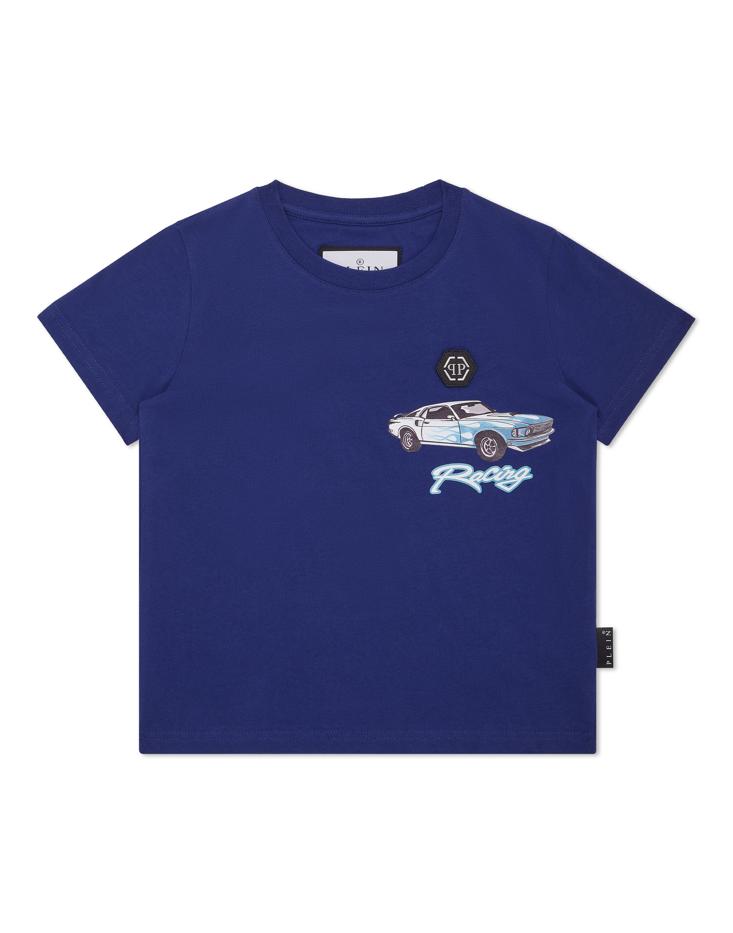 PHILPP PLEIN Jersey T-shirt Round Neck SS Cars Racing