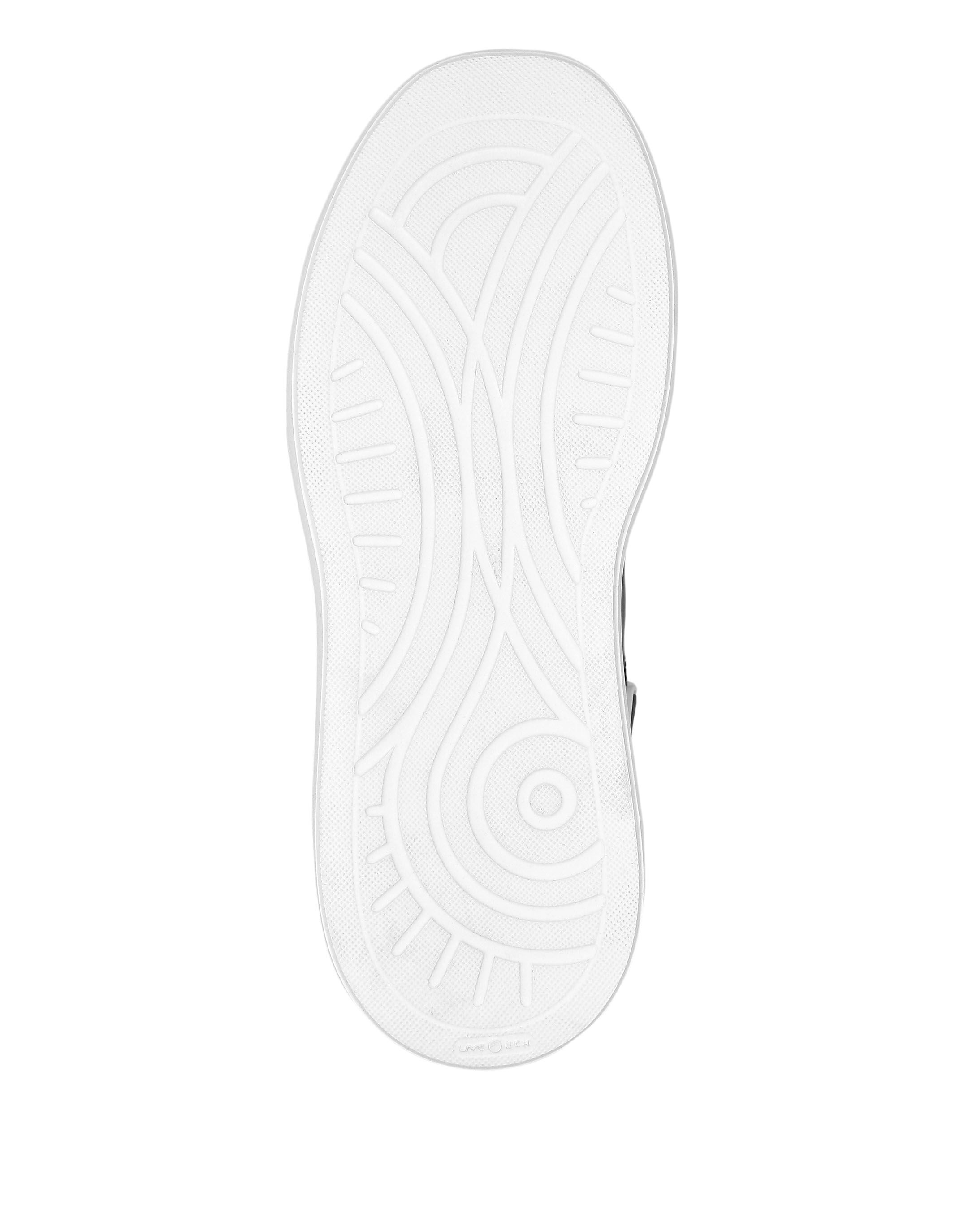 PHILPP PLEIN Leather Low-Top Sneakers Megastar