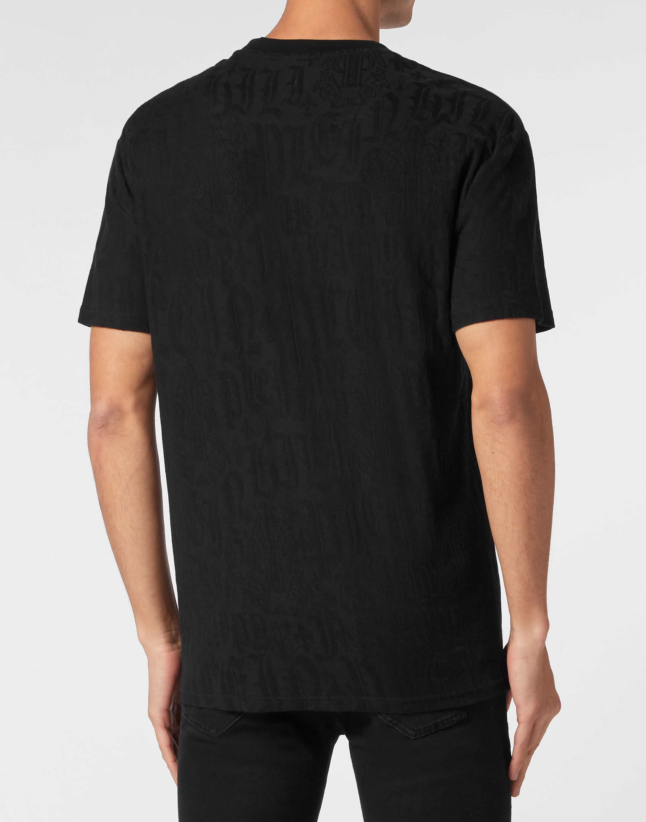 PHILPP PLEIN T-shirt Round Neck SS Monogram