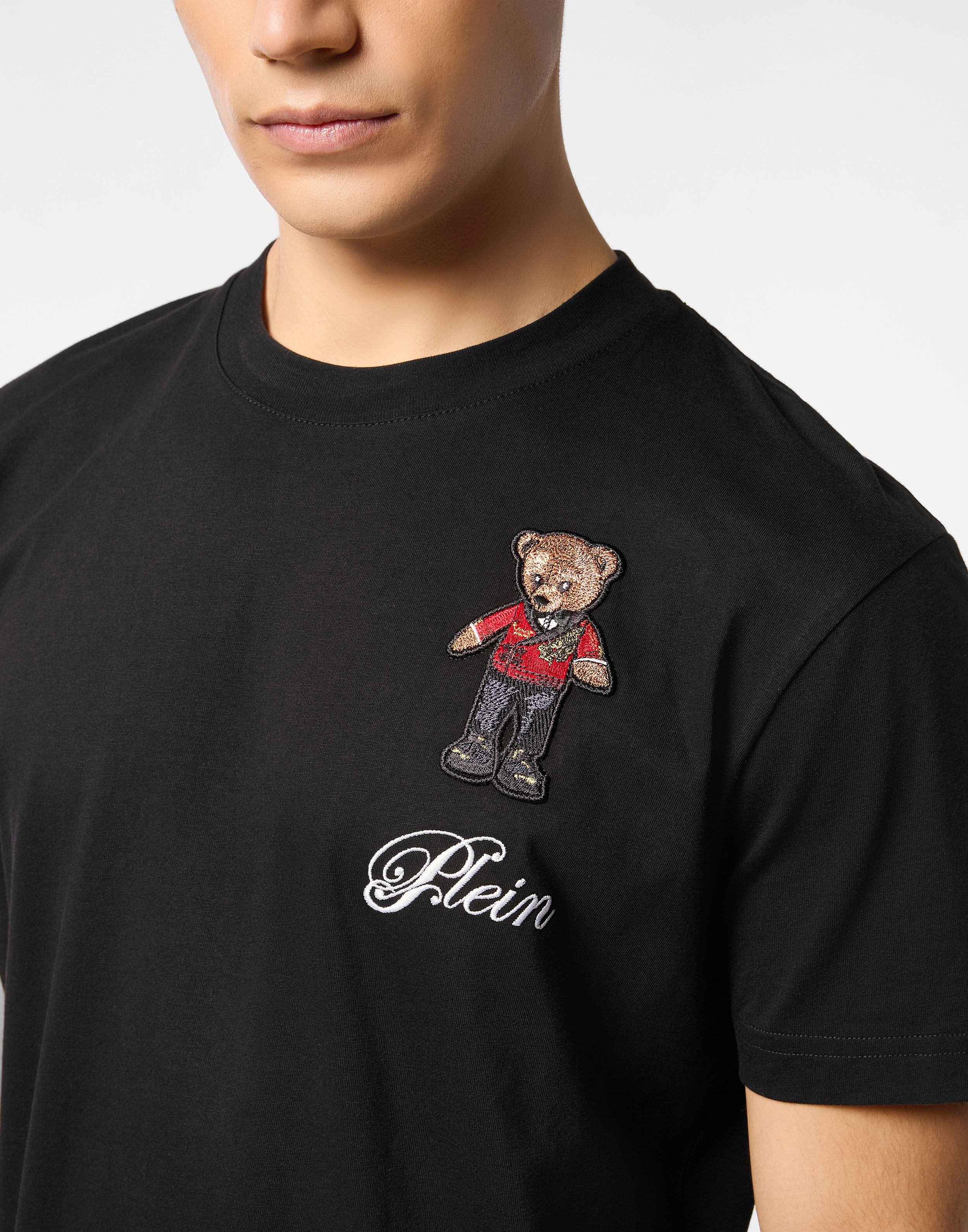 PHILPP PLEIN Roundneck T-Shirt Hotel Teddy Bear