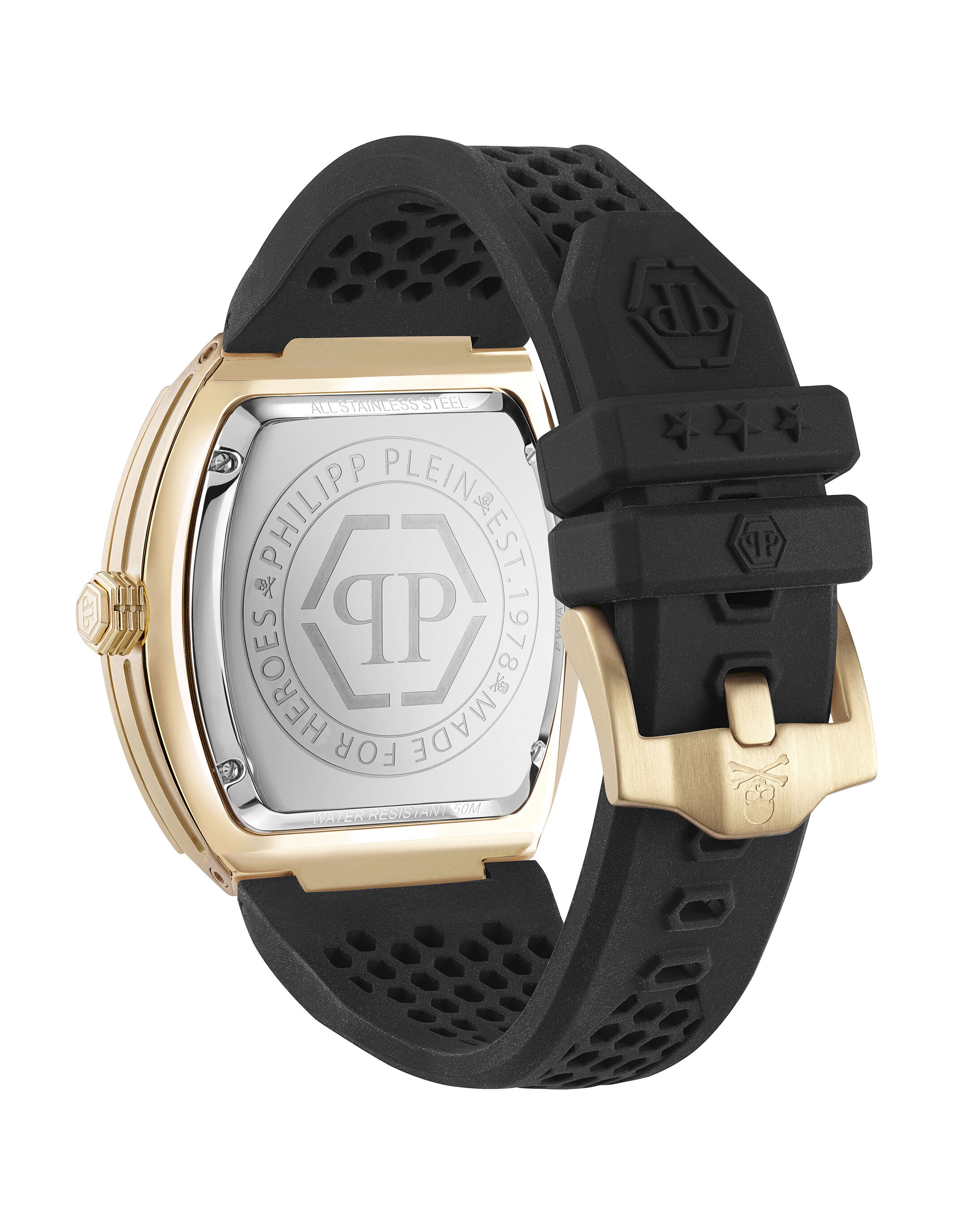 PHILPP PLEIN Stainless Steel Watches The Hexagon Phantom