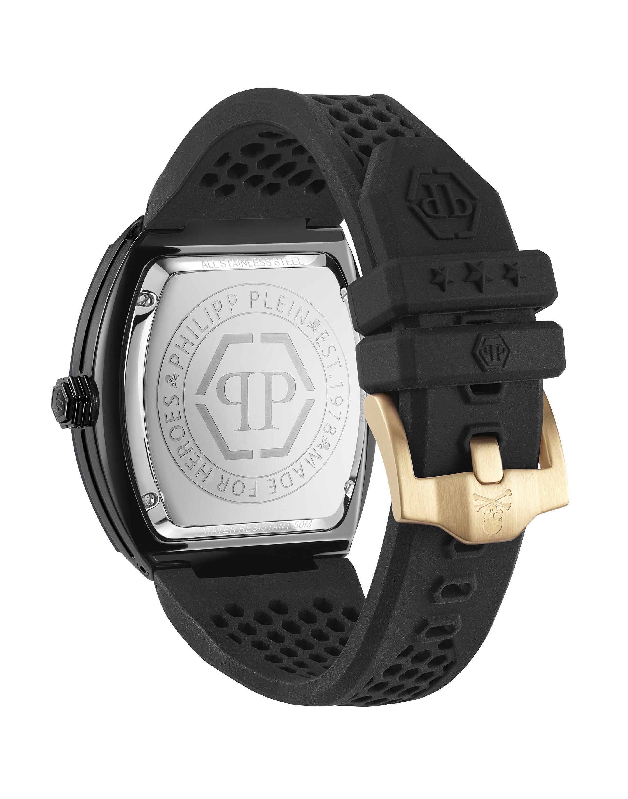 PHILPP PLEIN Stainless Steel Watches The Hexagon Phantom