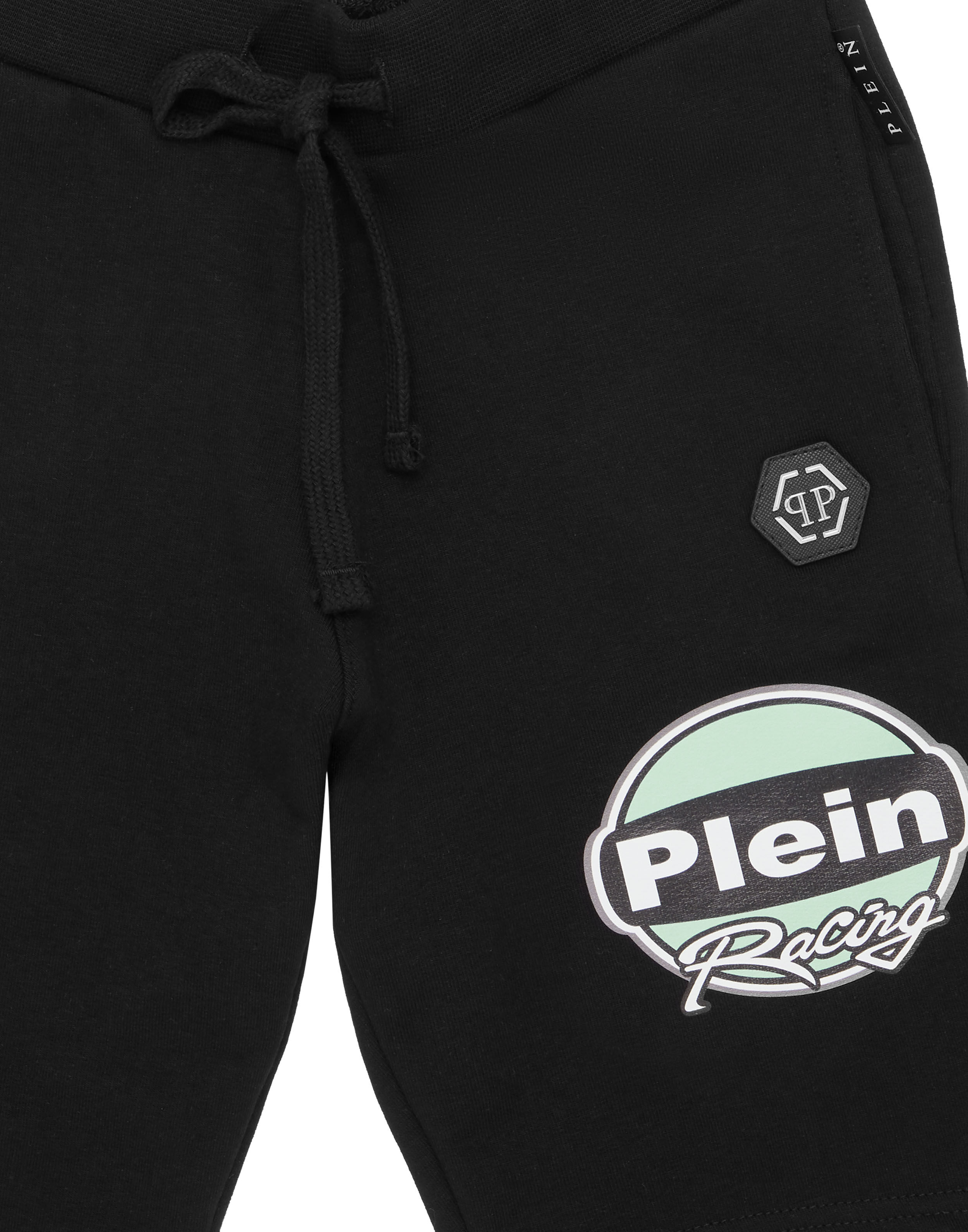 PHILPP PLEIN Baggy Fit Shorts Racing Club