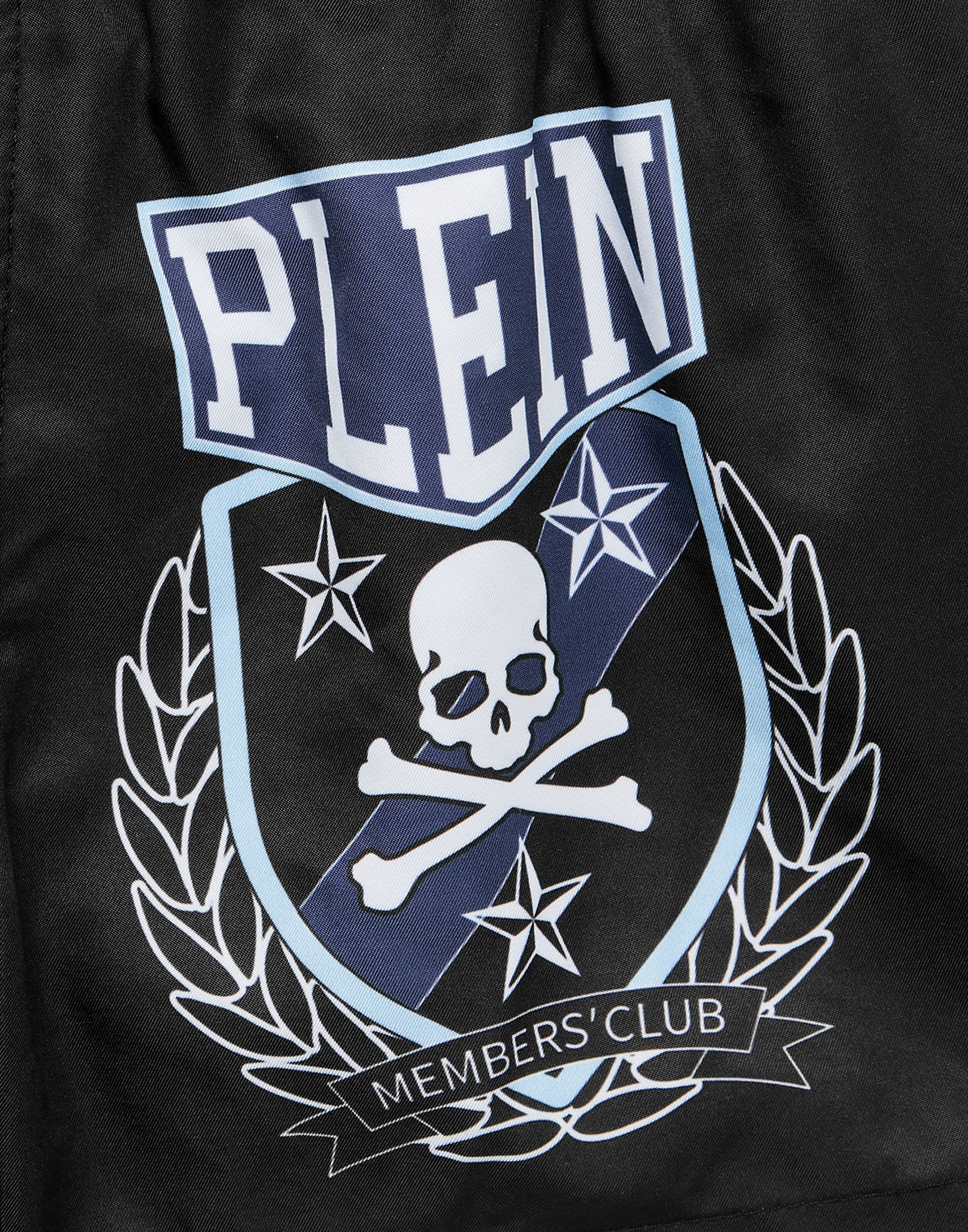 PHILPP PLEIN Swim Shorts Patches