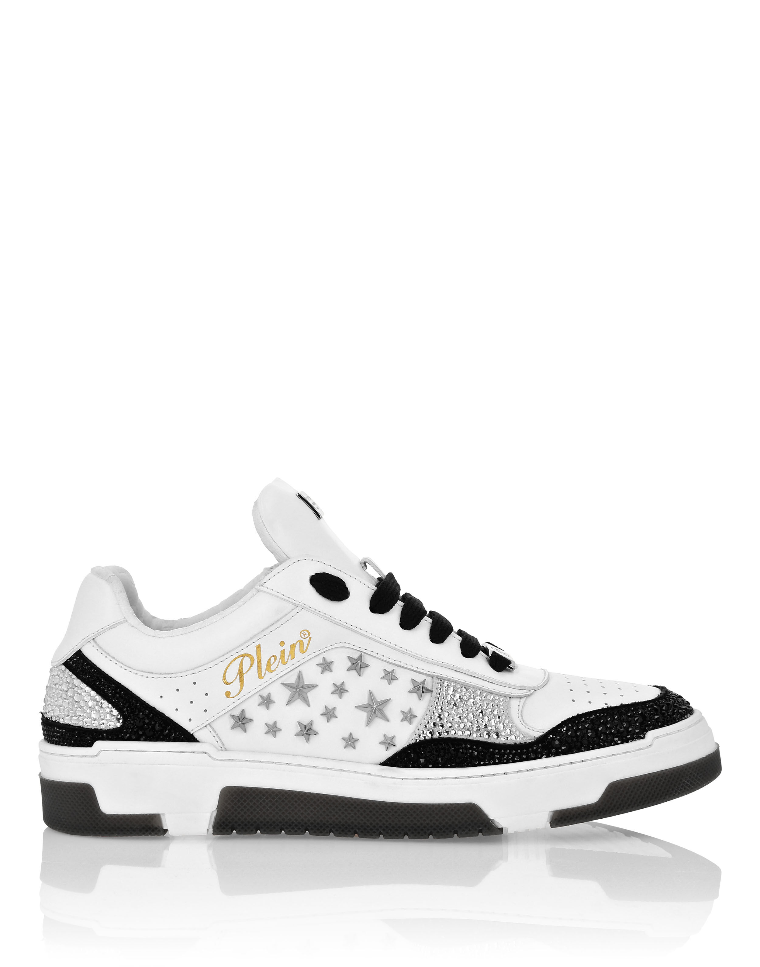 PHILPP PLEIN Low-Top Sneakers Mix Studs Star