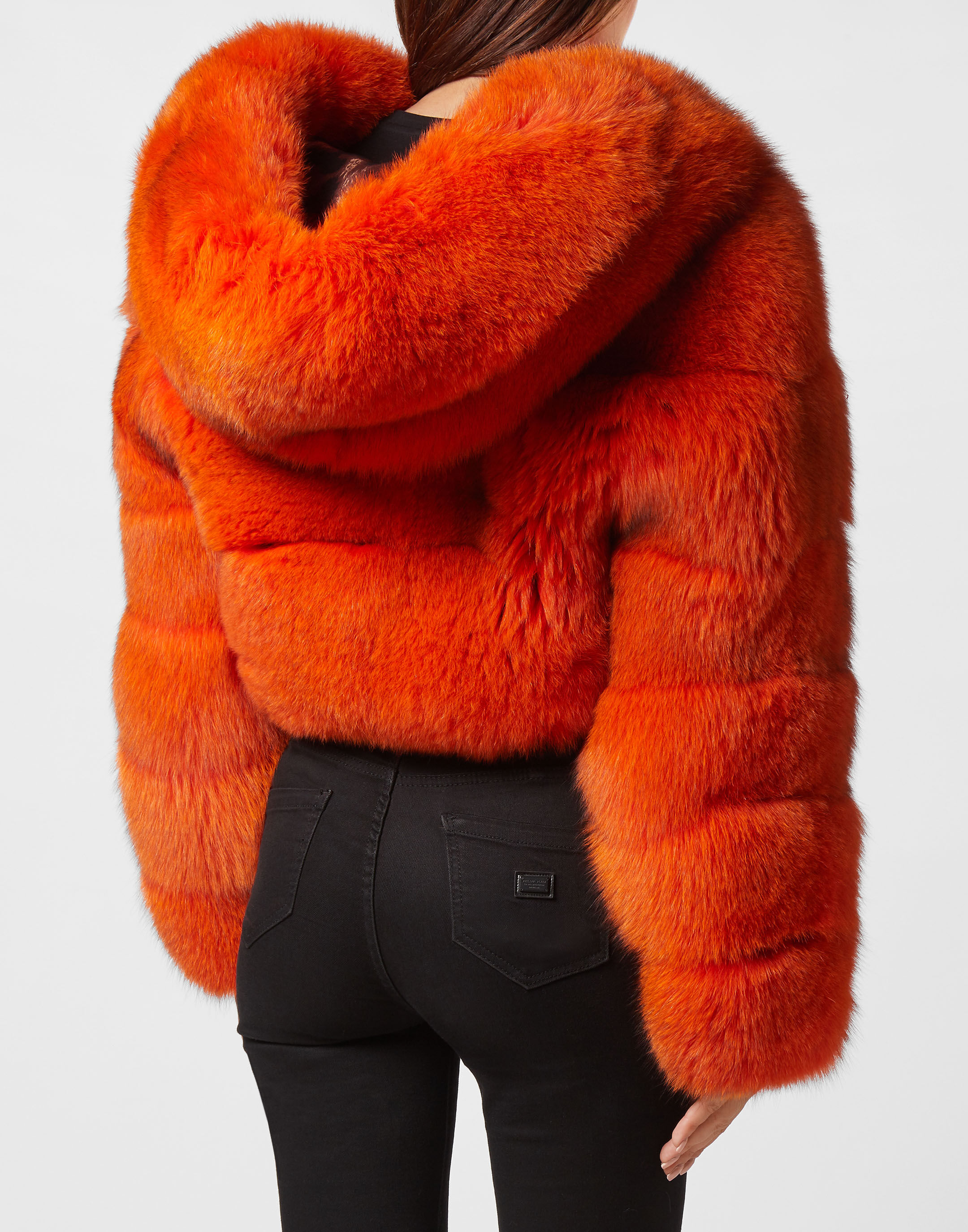 PHILPP PLEIN Real Fur Short Jacket