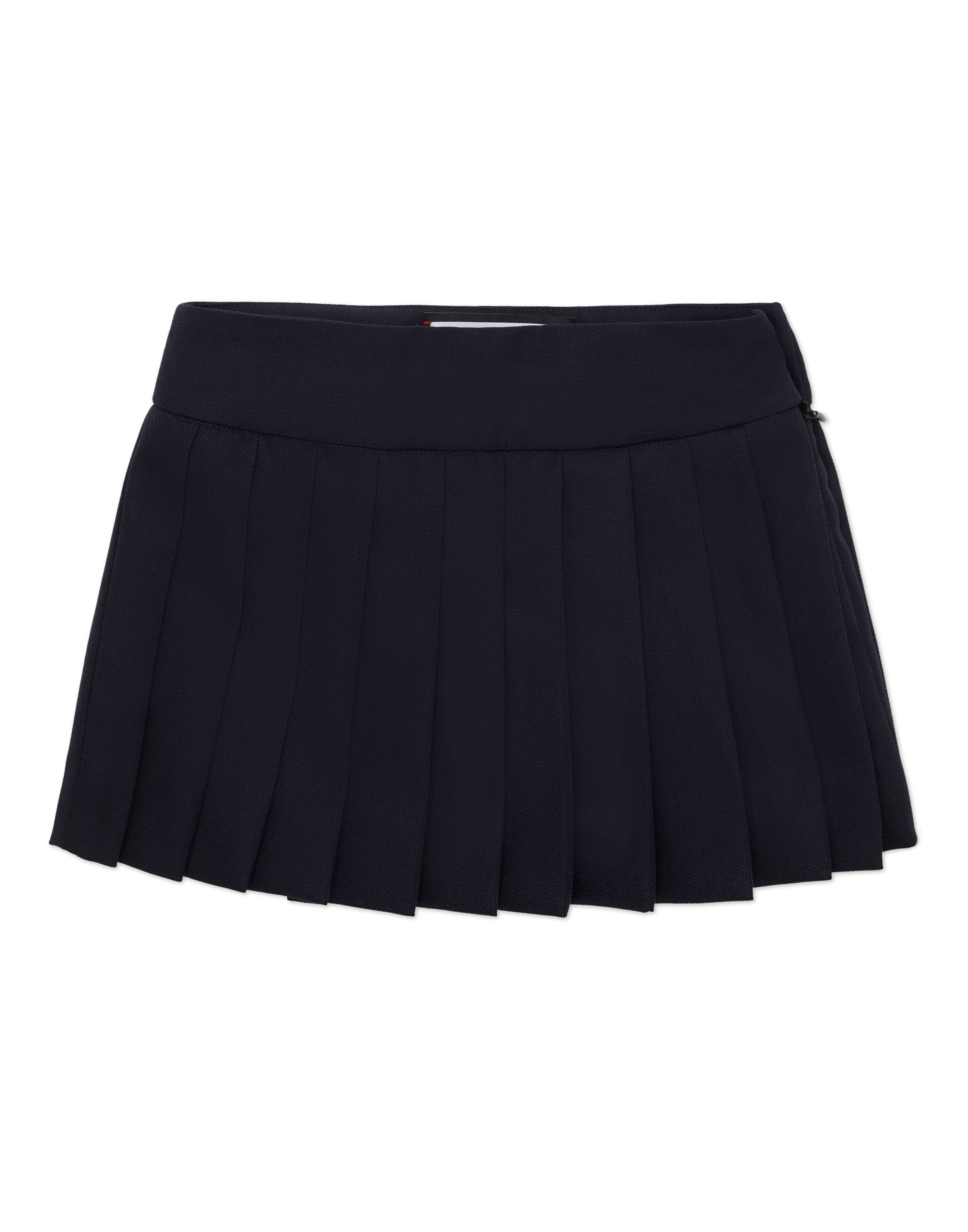 PHILPP PLEIN Wool Pleated Mini Skirt