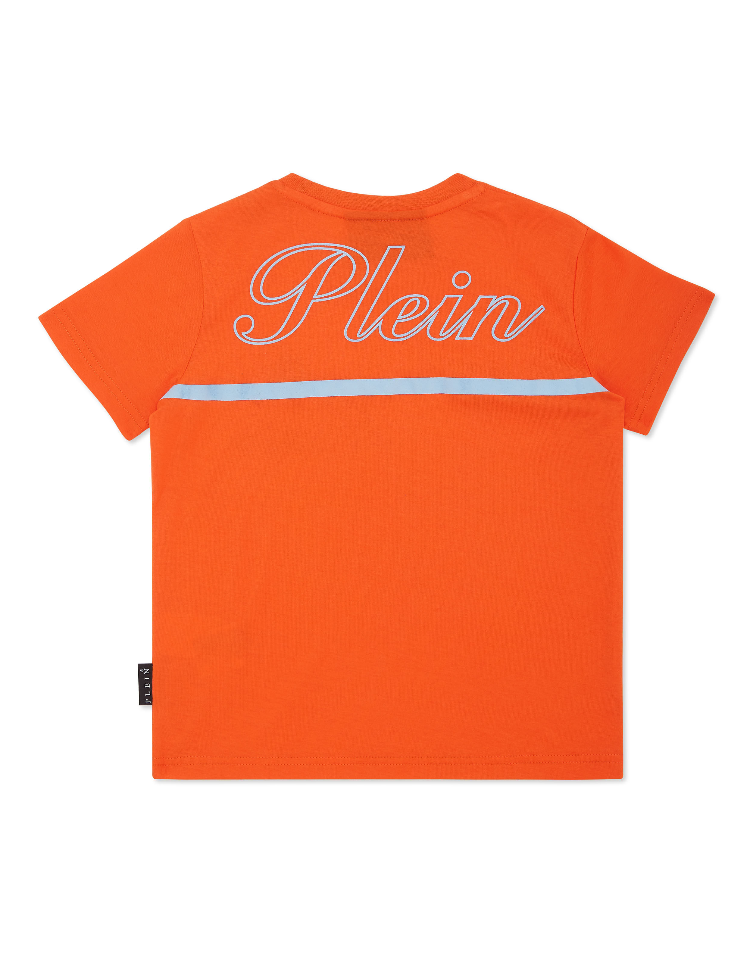 PHILPP PLEIN Jersey T-shirt Round Neck SS Italic Plein
