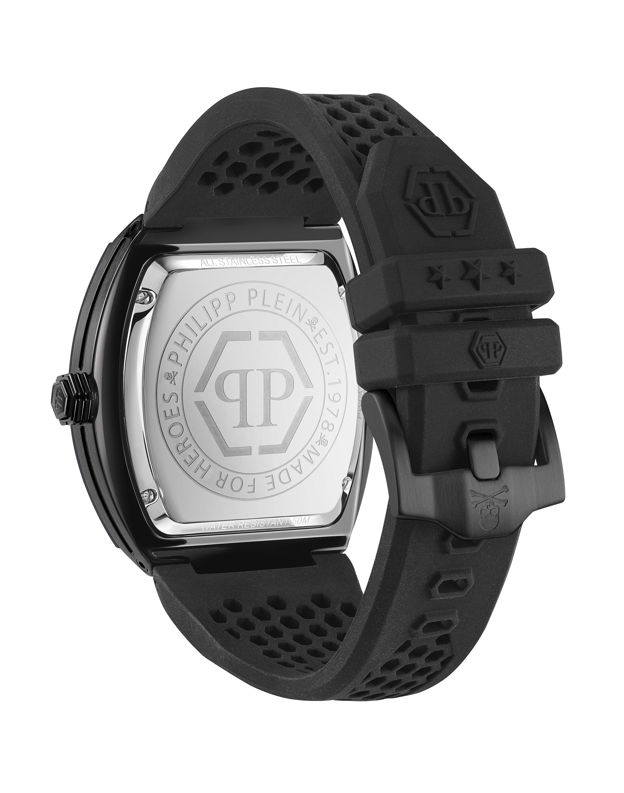 PHILPP PLEIN Stainless Steel Watches The Hexagon Phantom