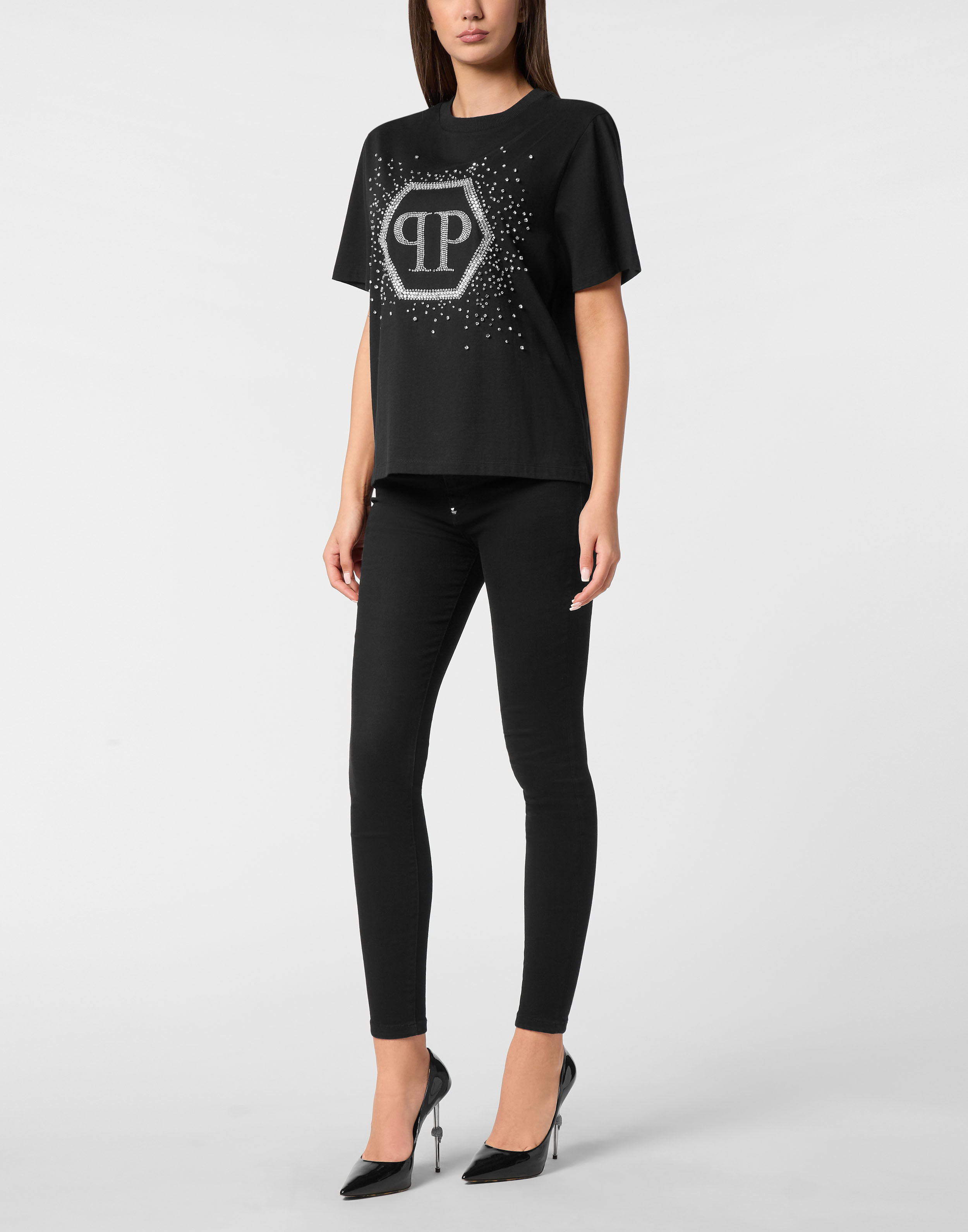 PHILPP PLEIN T-Shirt Man Fit Hexagon