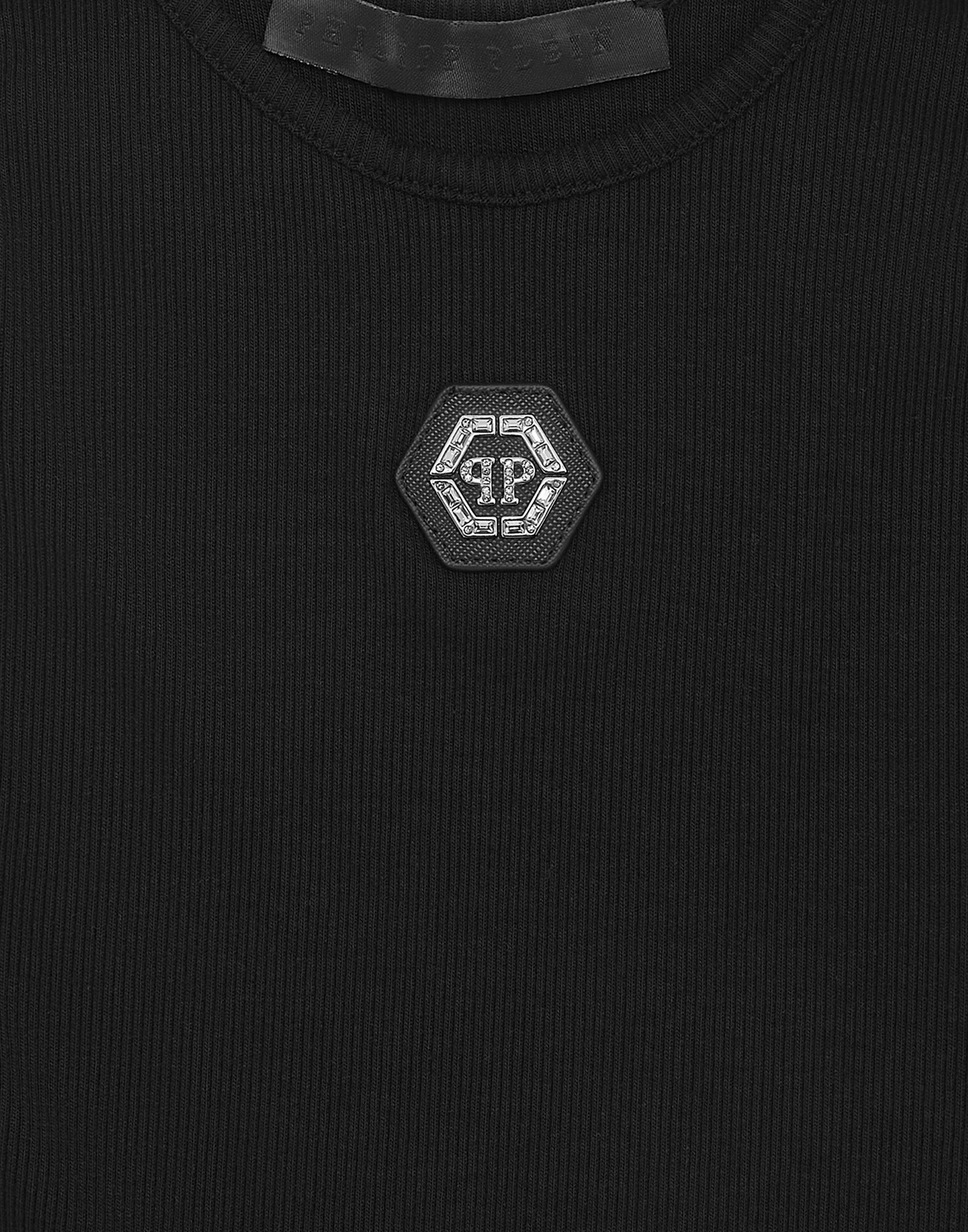 PHILPP PLEIN Jersey Rib Tank Top