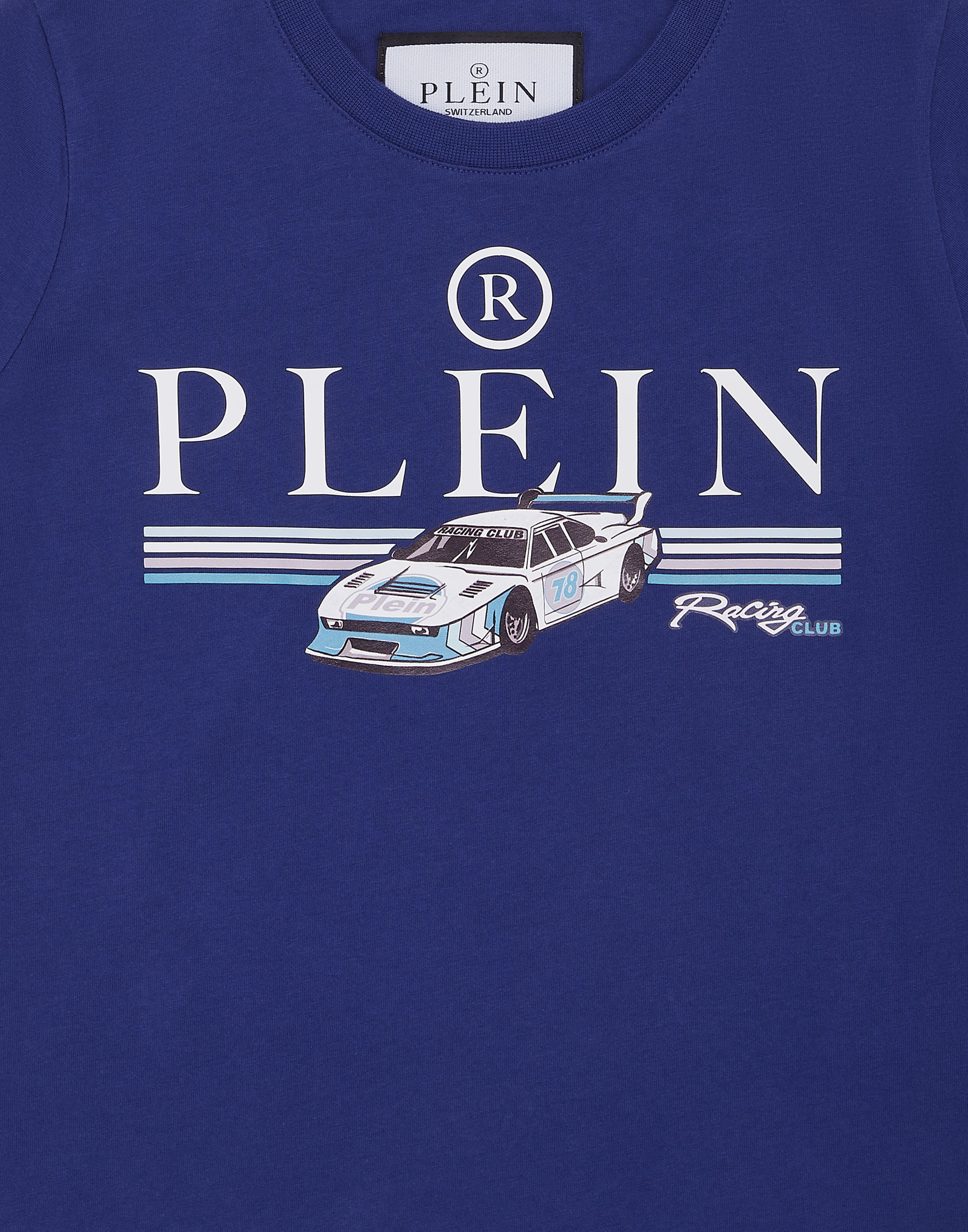 PHILPP PLEIN Jersey T-shirt Round Neck SS Cars Racing