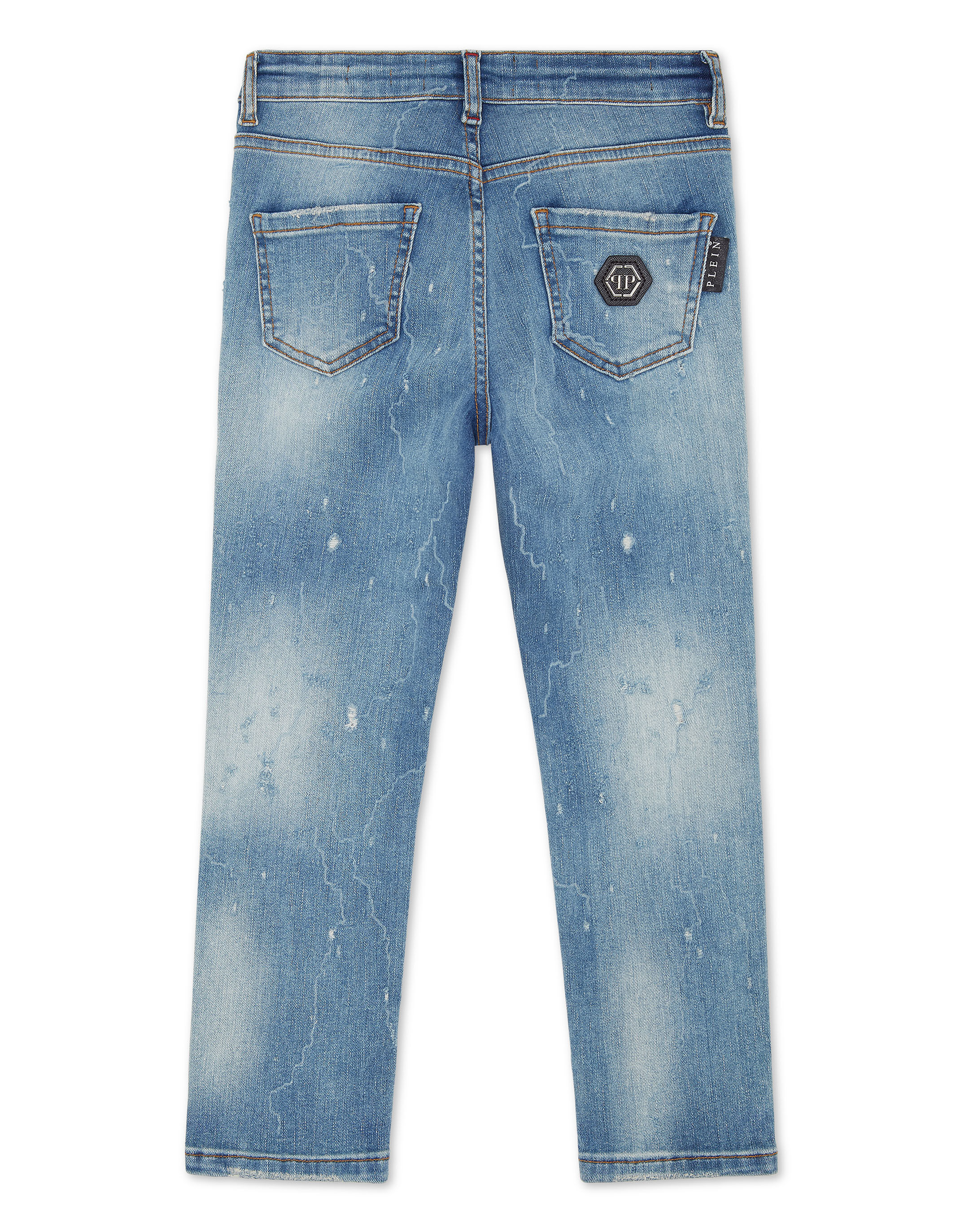 PHILPP PLEIN Regular Fit Premium Jeans Bulldogs