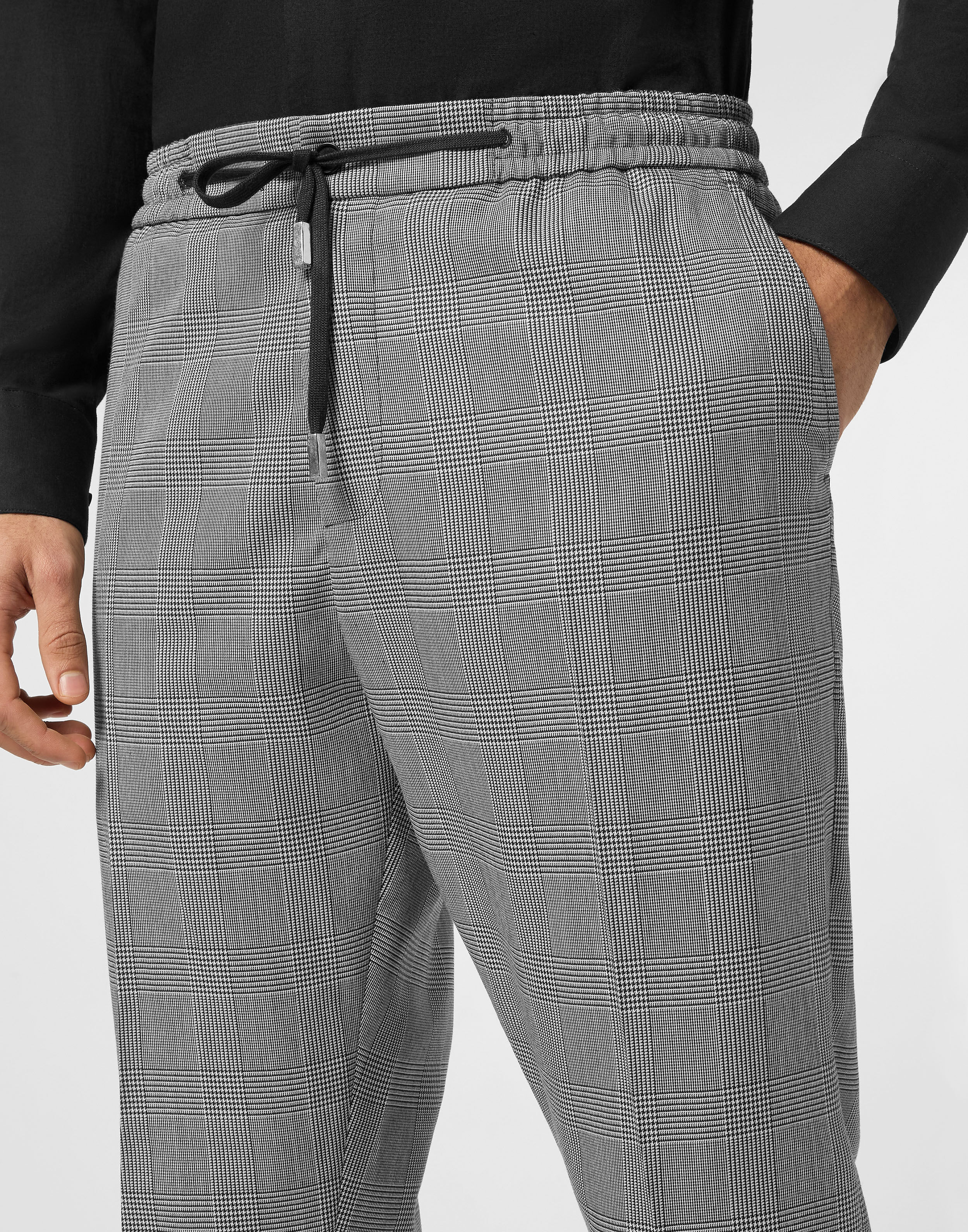 PHILPP PLEIN Checkered Jogging Trousers