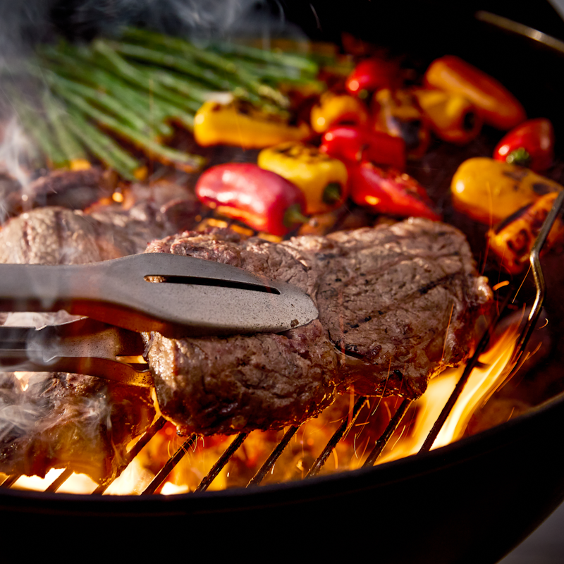 22” Original Kettle® Stealth® Edition Charcoal Grill