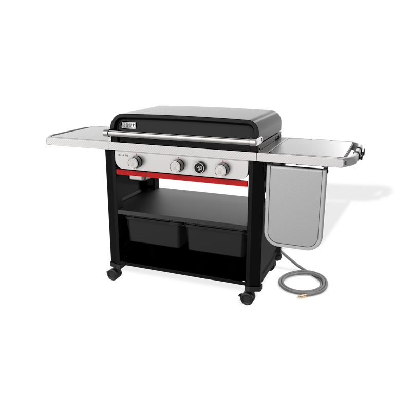 Slate® 30" Rust-Resistant Griddle with Extendable Side Table (Natural Gas)