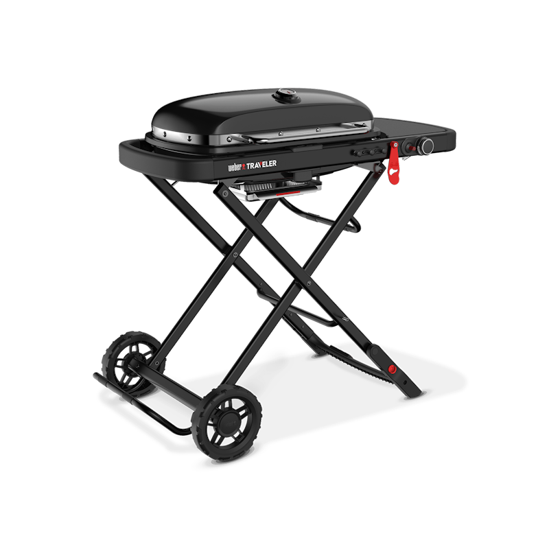 Weber Traveler® Portable Gas Grill Stealth Edition
