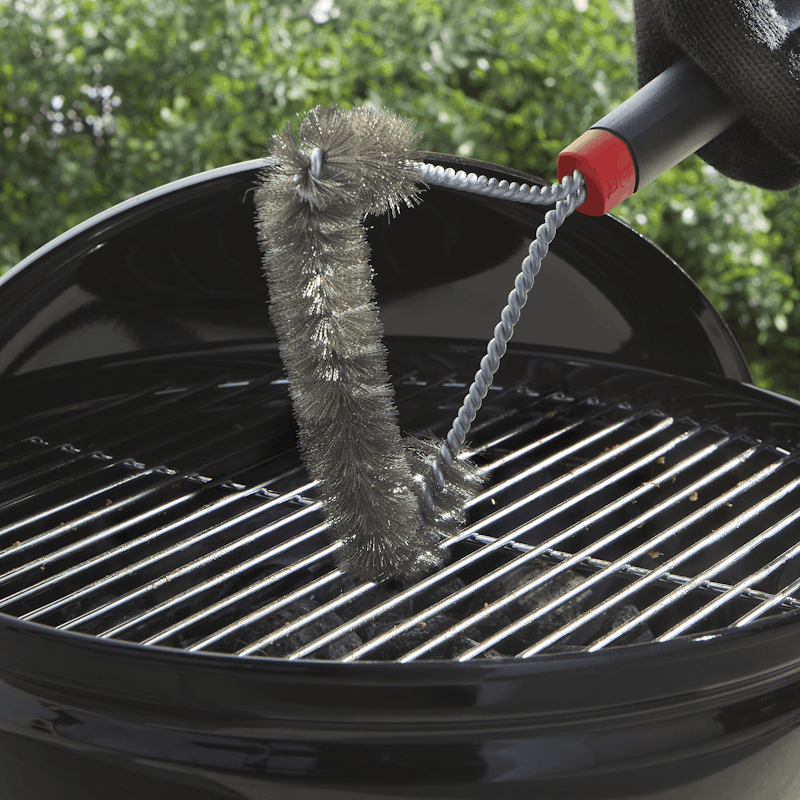 Grill Brush - 12” Three-Sided