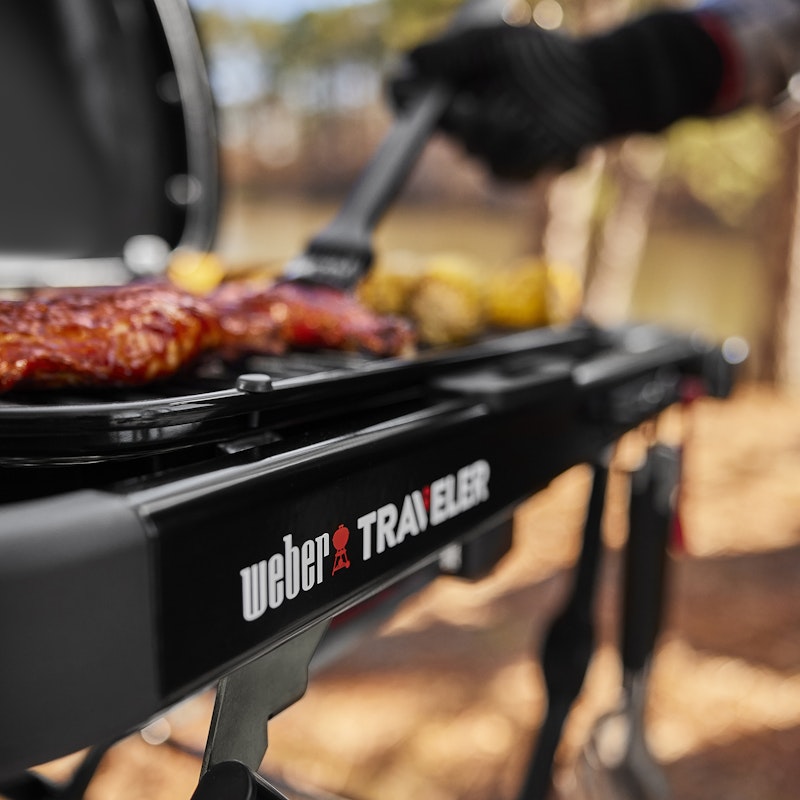 Weber Traveler® Compact Portable Gas Grill