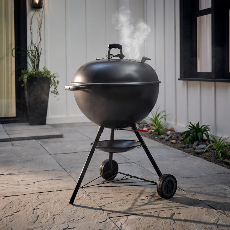 22” Original Kettle® Stealth® Edition Charcoal Grill