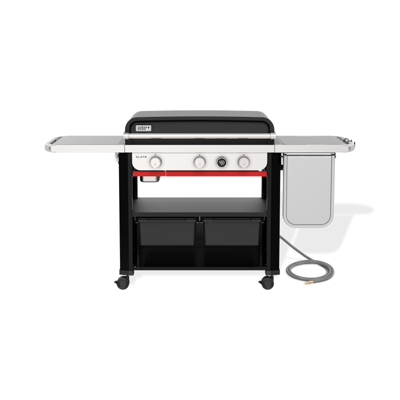 Slate® 30" Rust-Resistant Griddle with Extendable Side Table (Natural Gas)