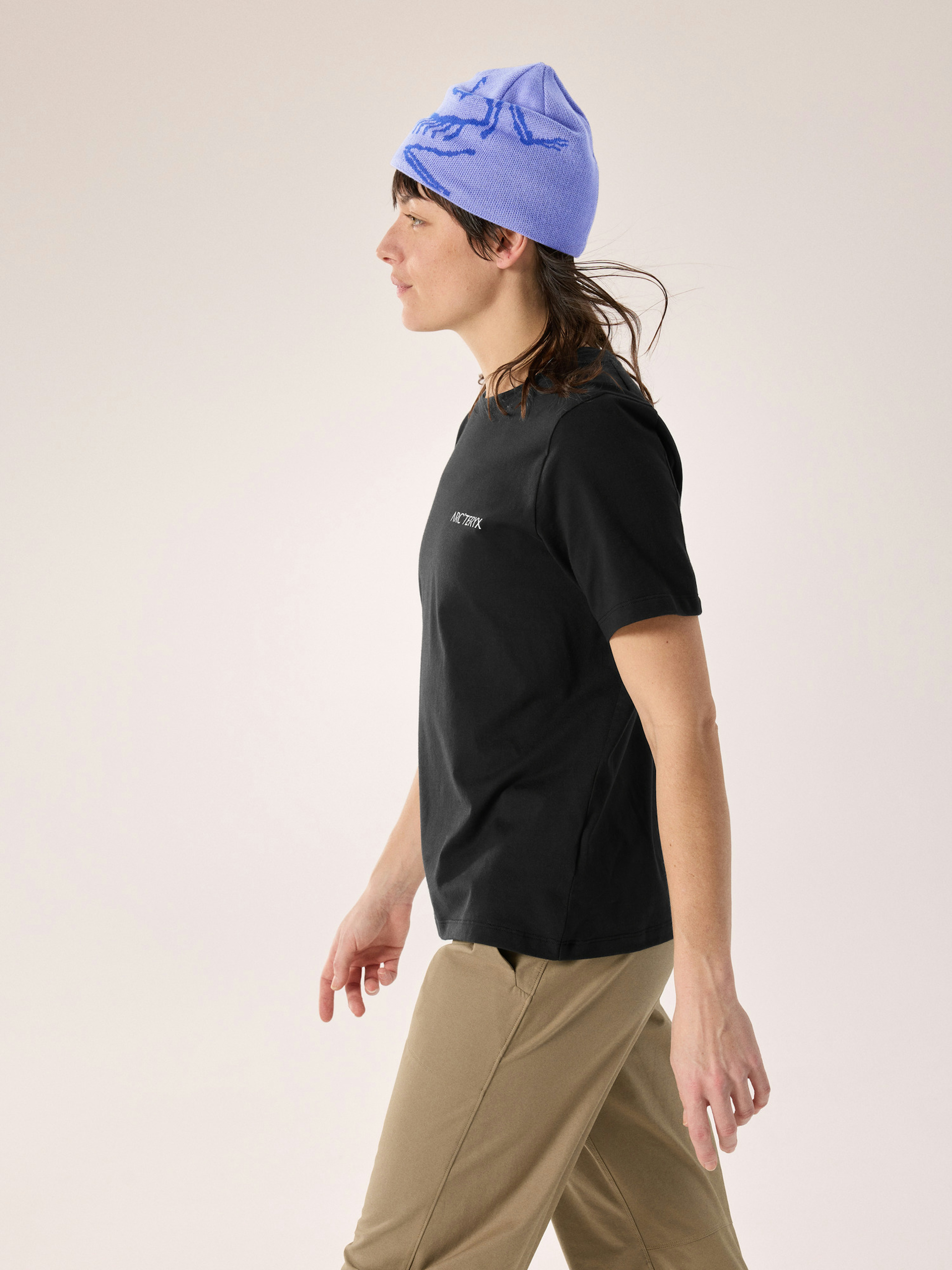 Kragg SL Cotton Blurred Bird Crew Shirt SS Women's