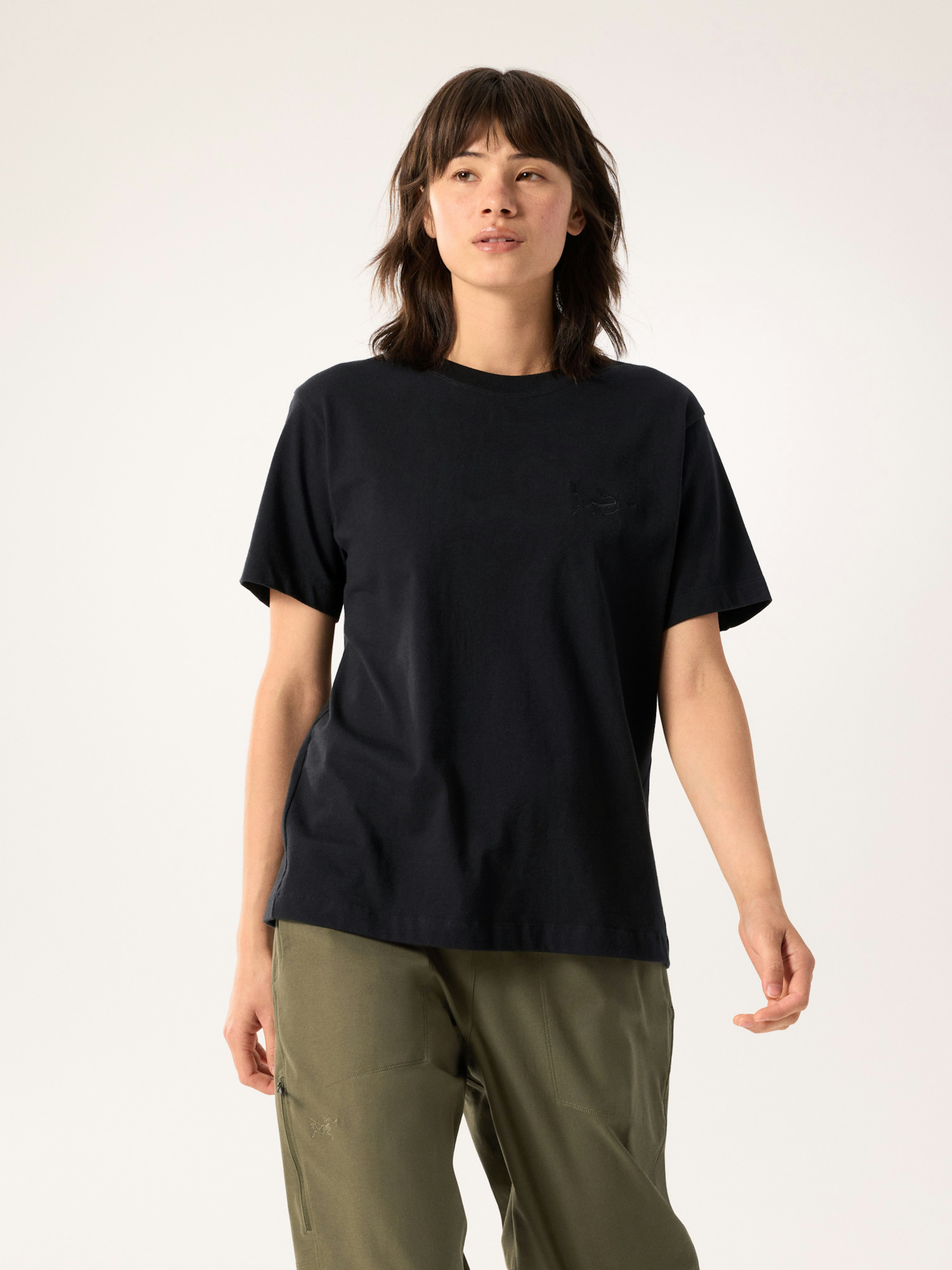 Kragg Cotton Little Bird Crew Shirt SS Women's