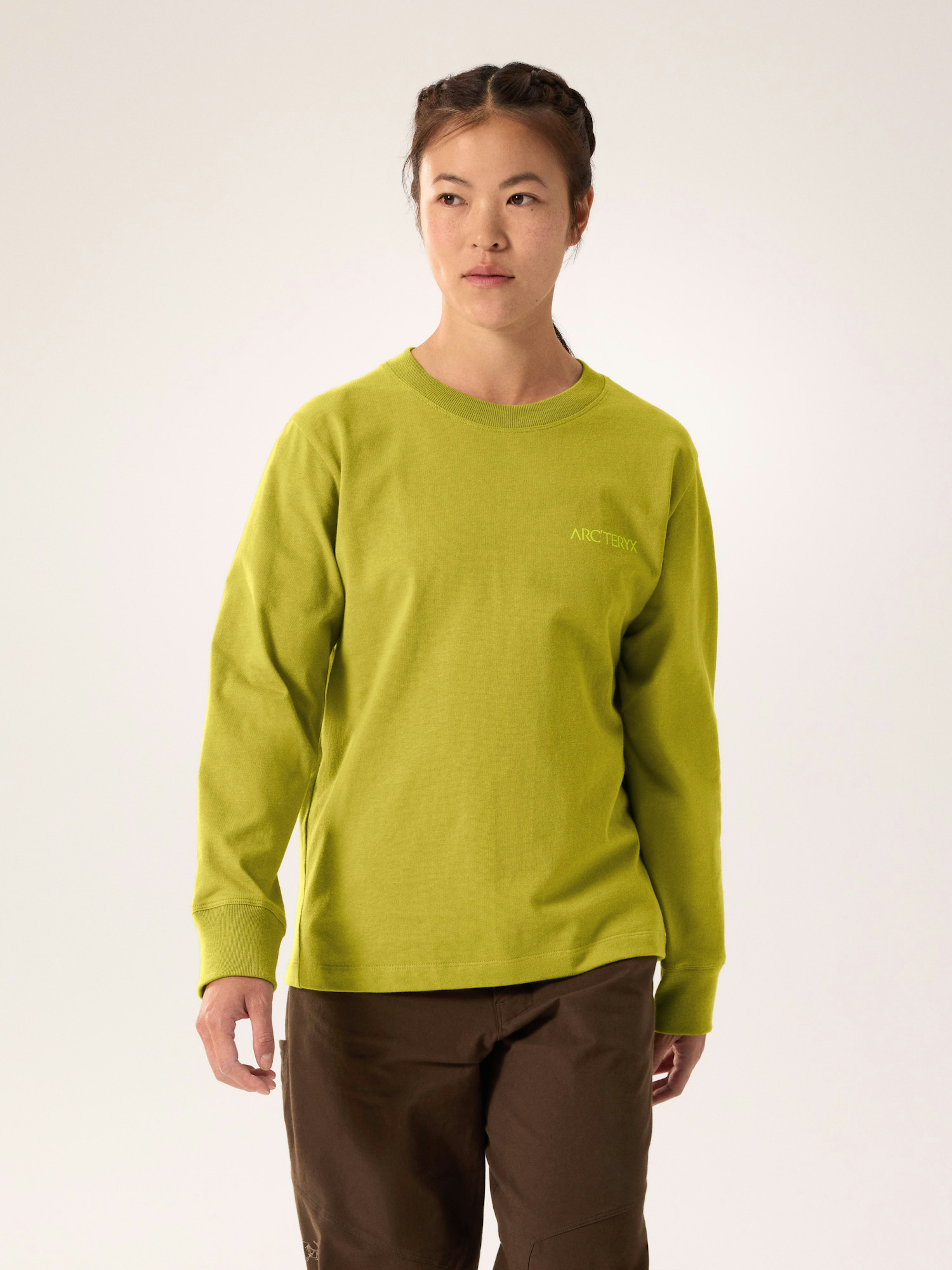 Kragg Cotton Bird Crew Neck Shirt LS Women's