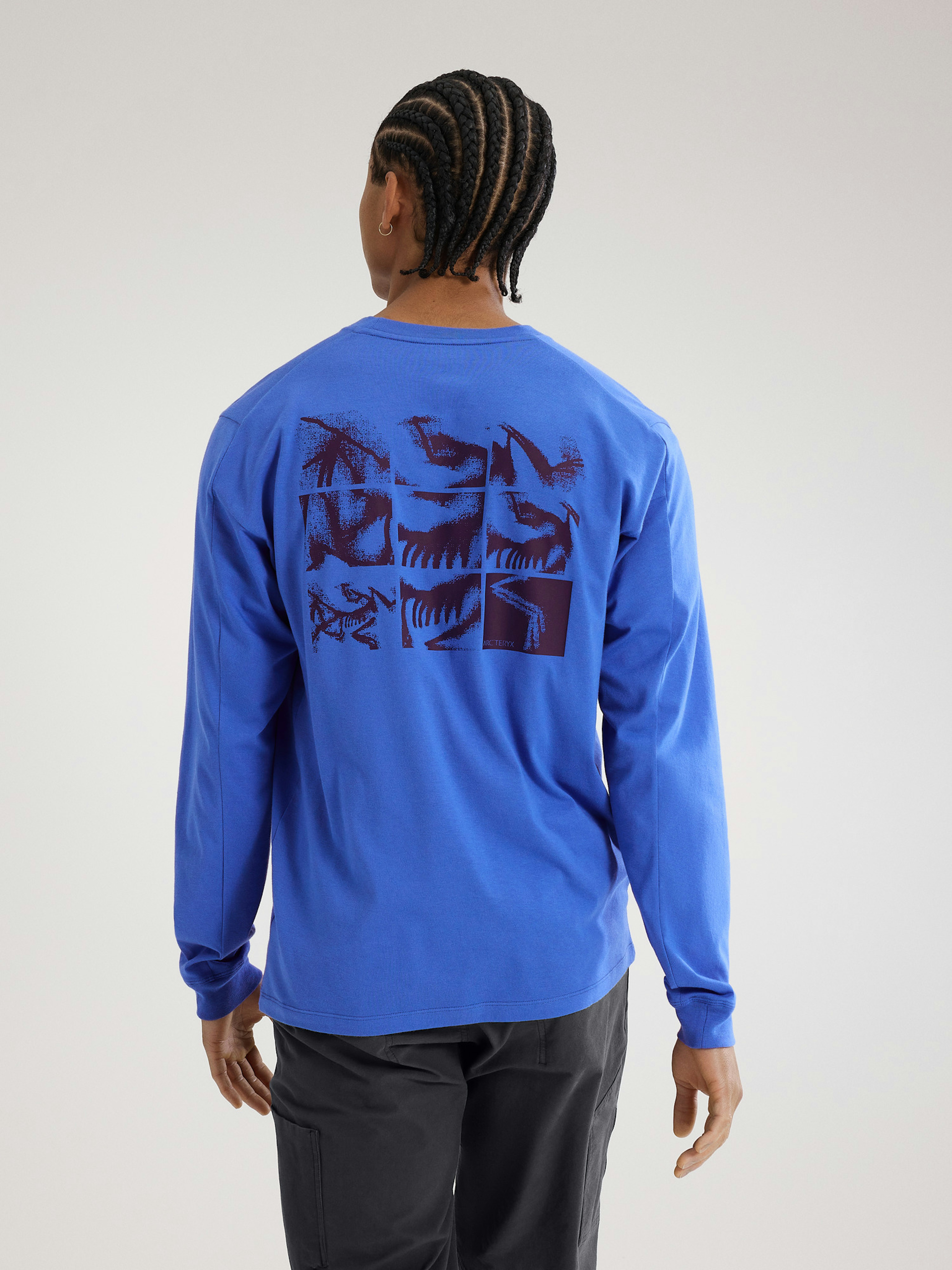 Kragg SL Cotton Bird Tile Shirt LS Men's
