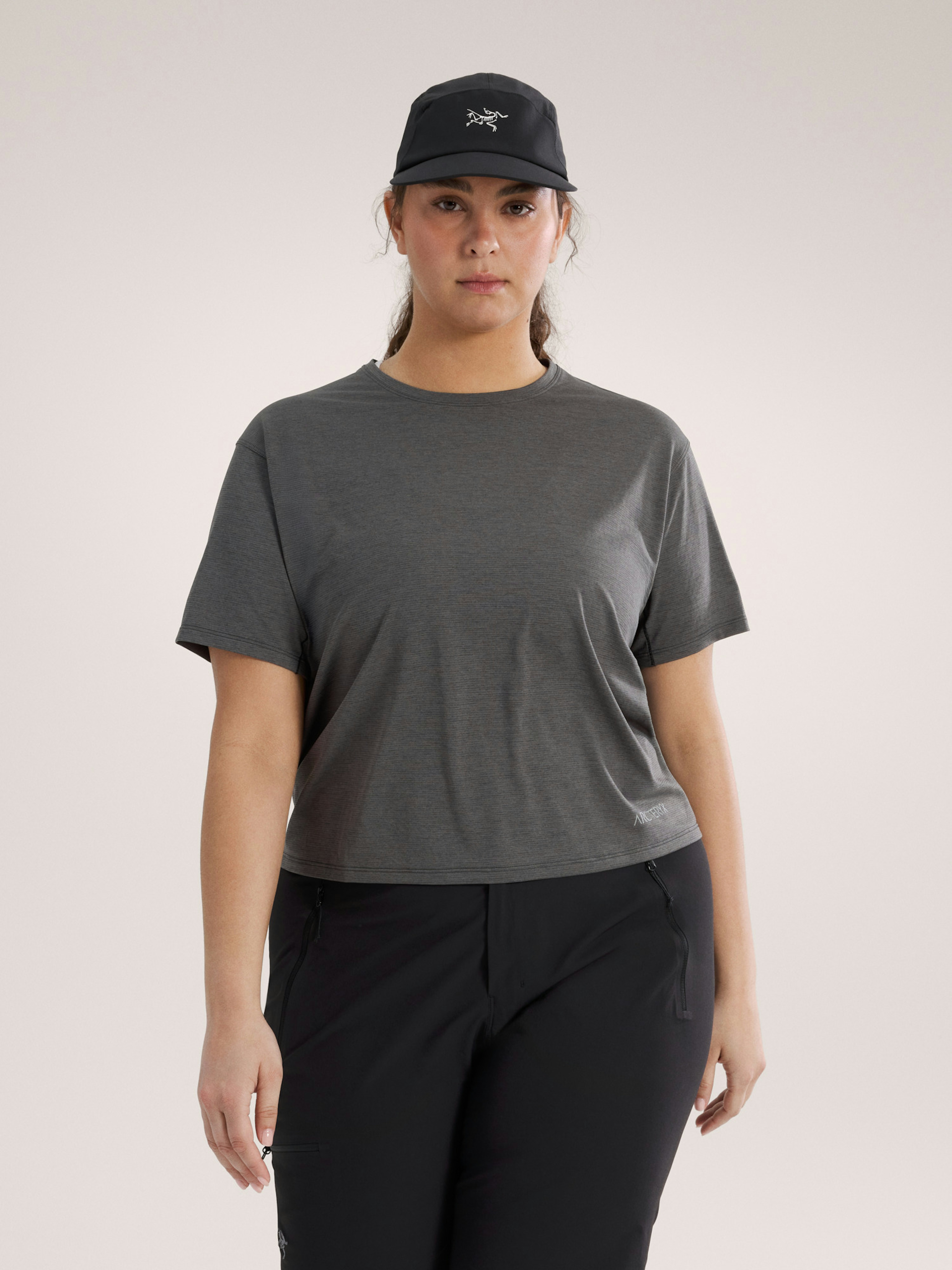 Taema Crop Logo T-Shirt Women's
