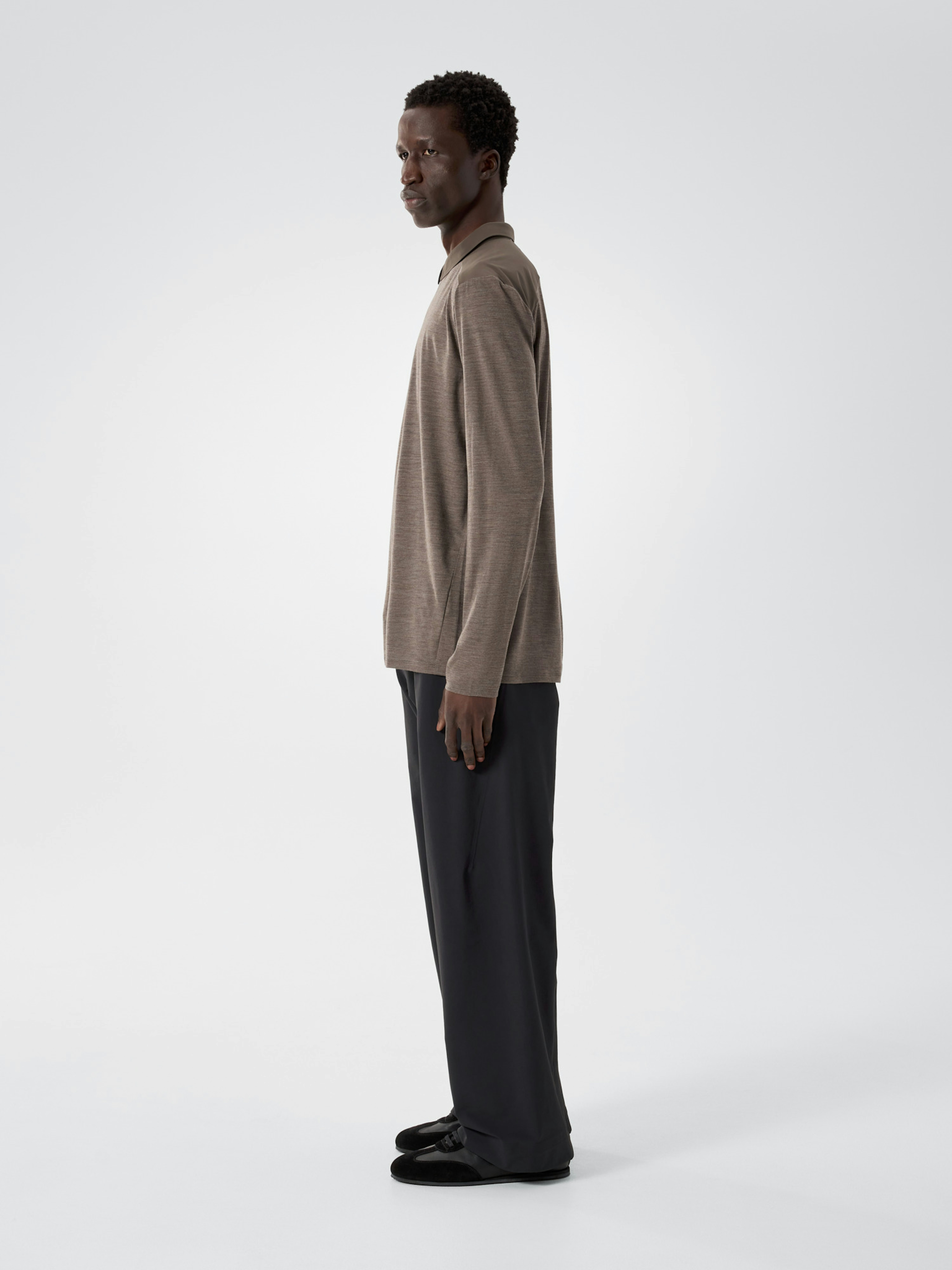 Frame Polo Shirt LS Men's