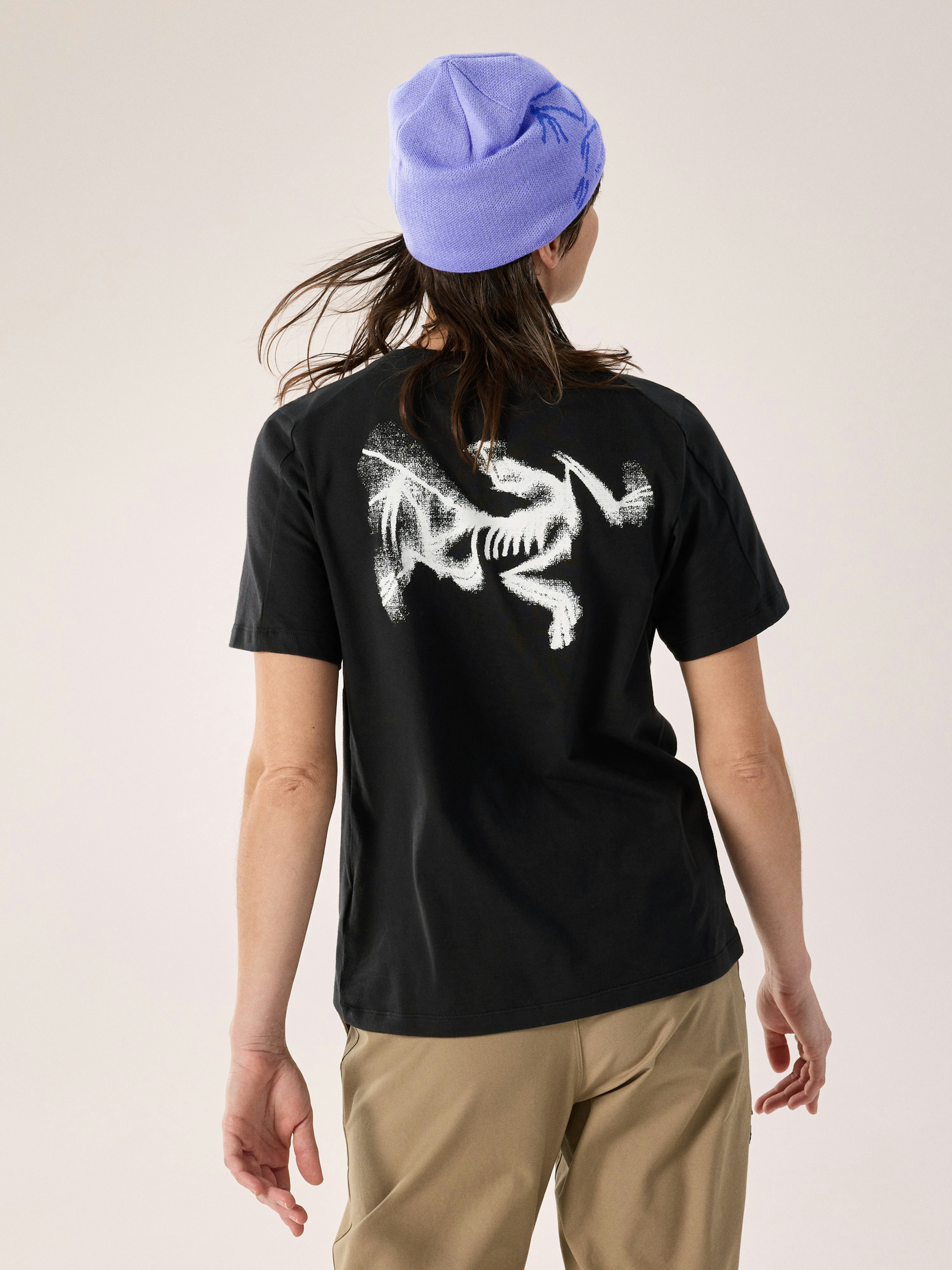 Kragg SL Cotton Blurred Bird Crew Shirt SS Women's