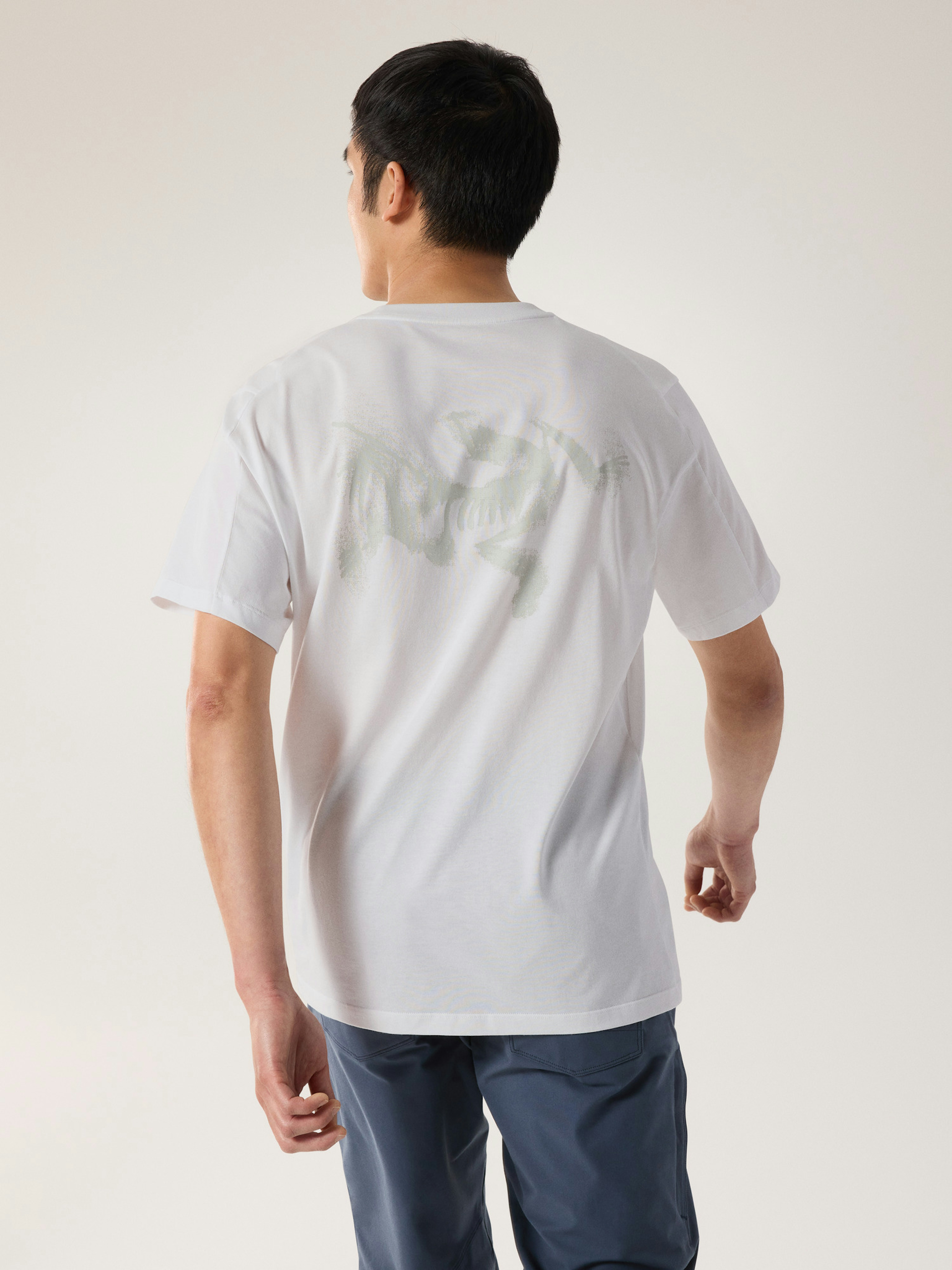Kragg SL Cotton Blurred Bird Shirt SS Men's