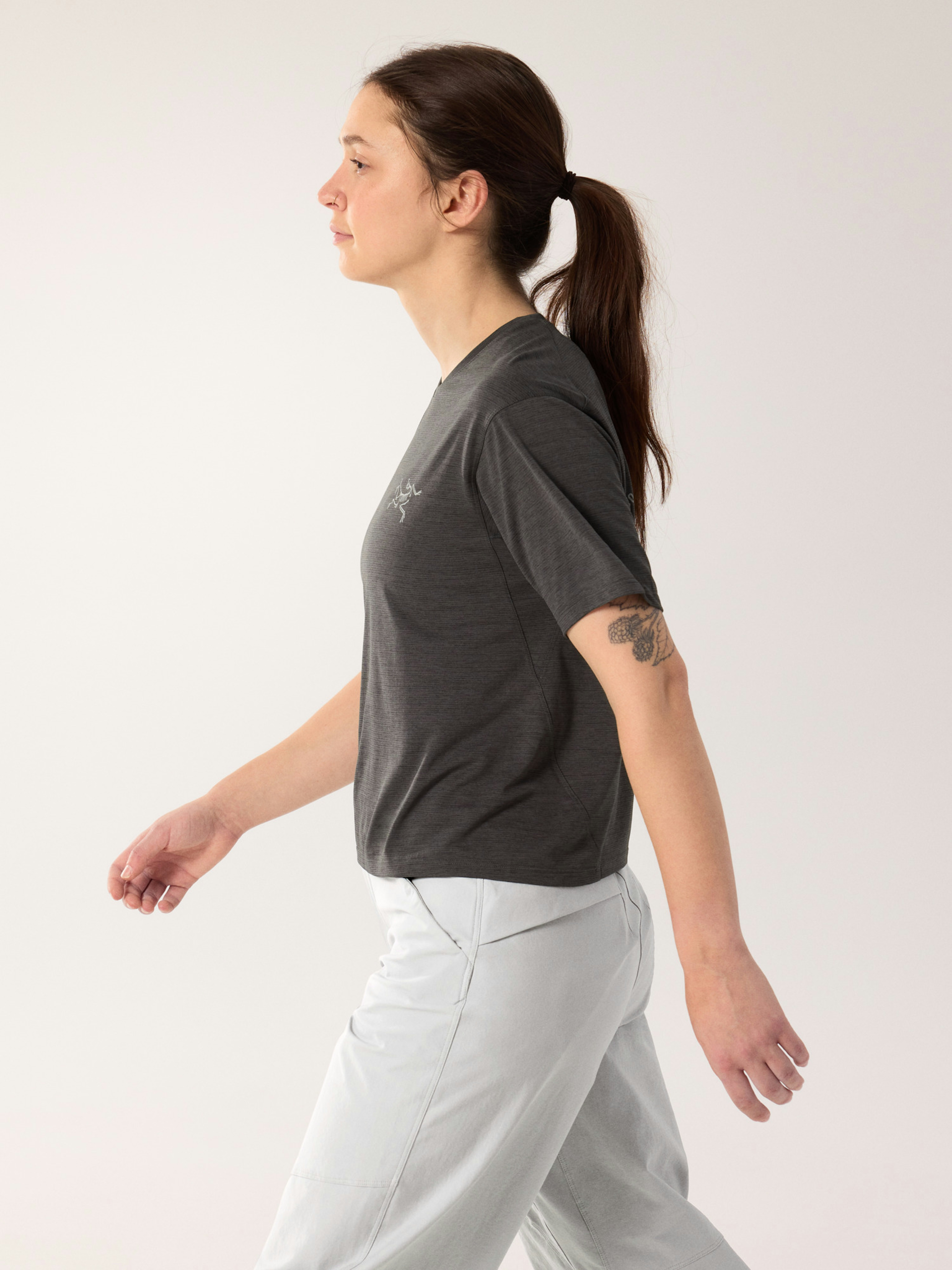 Taema Crop Topo Shirt SS Women's