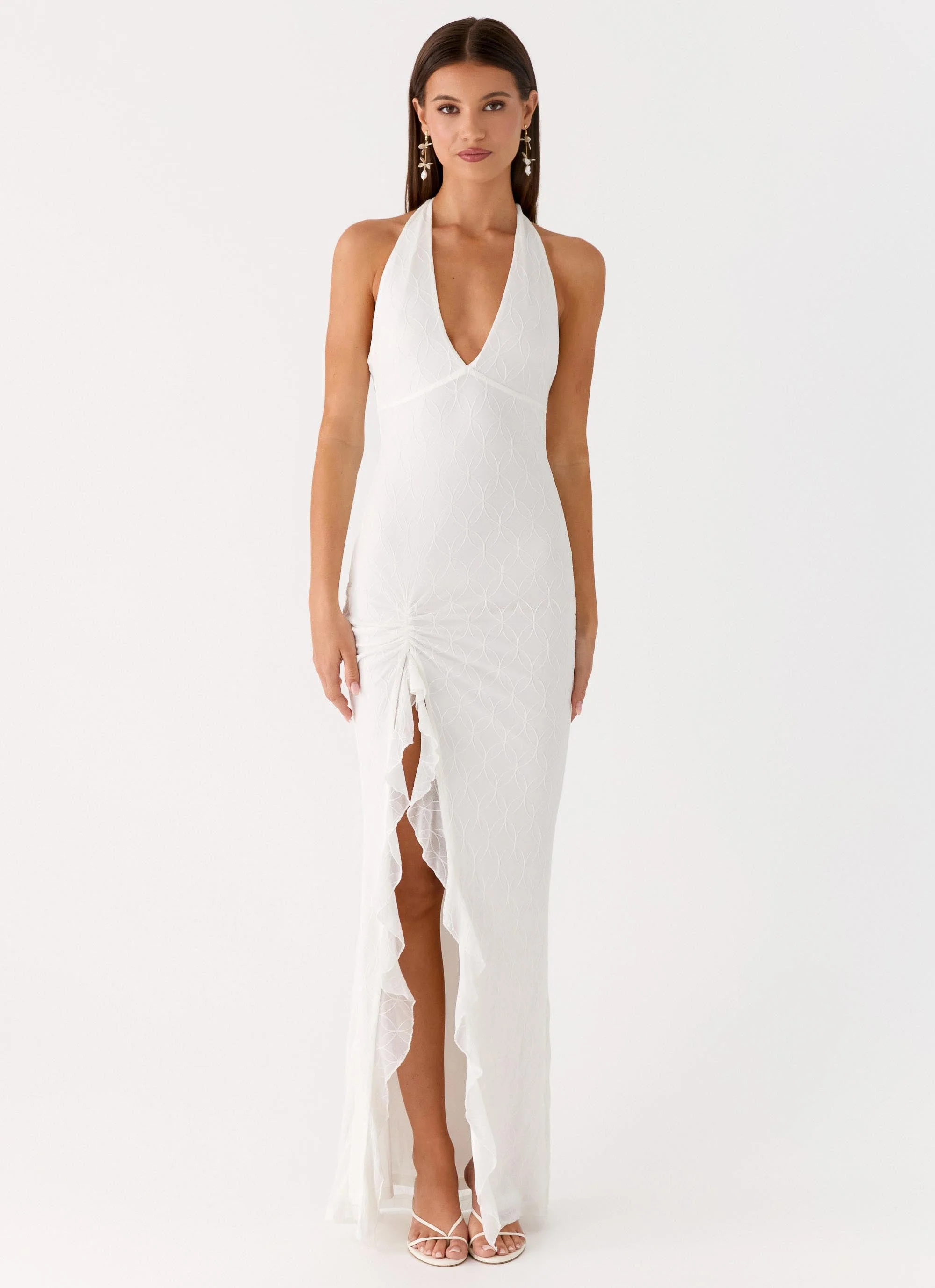 Charmed By You Maxi Dress - White