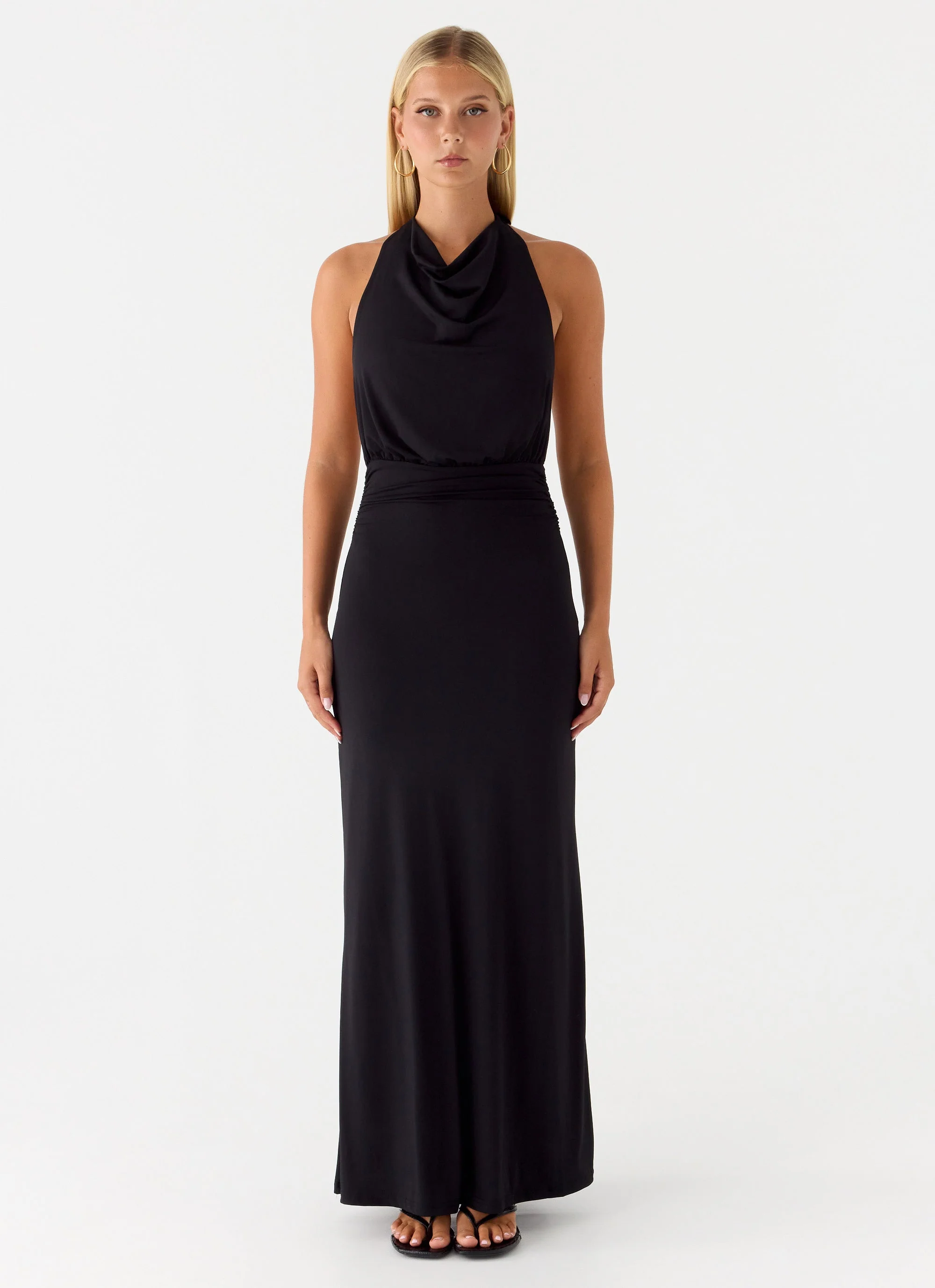 Crazy Over Me Maxi Dress - Black