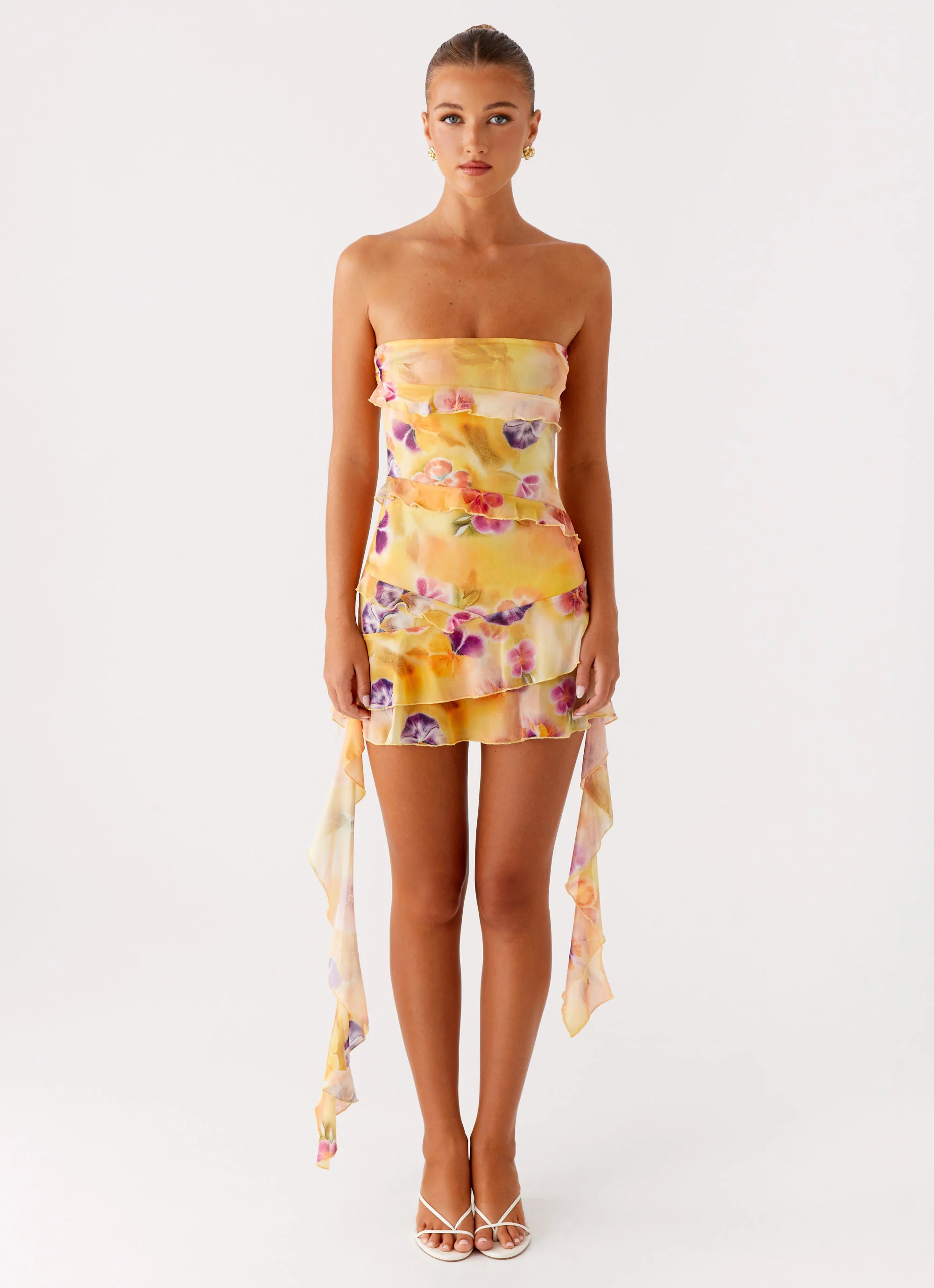 Macey Mini Dress - Sunburst Floral