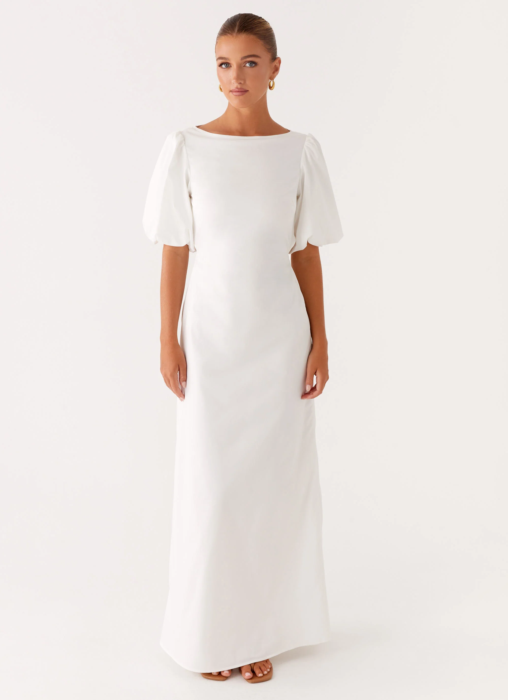 Judy Maxi Dress - White