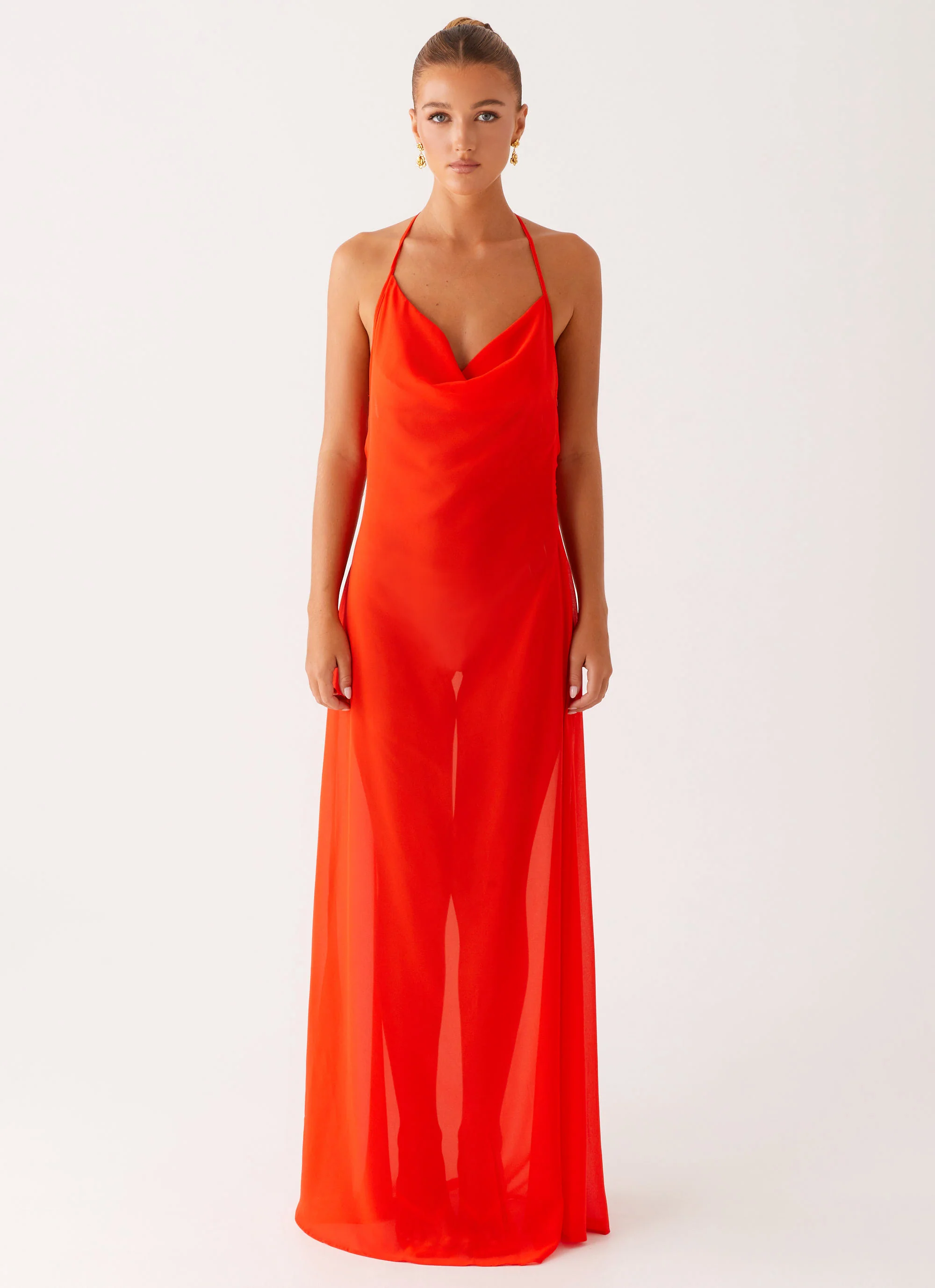Fantasy Maxi Dress - Orange