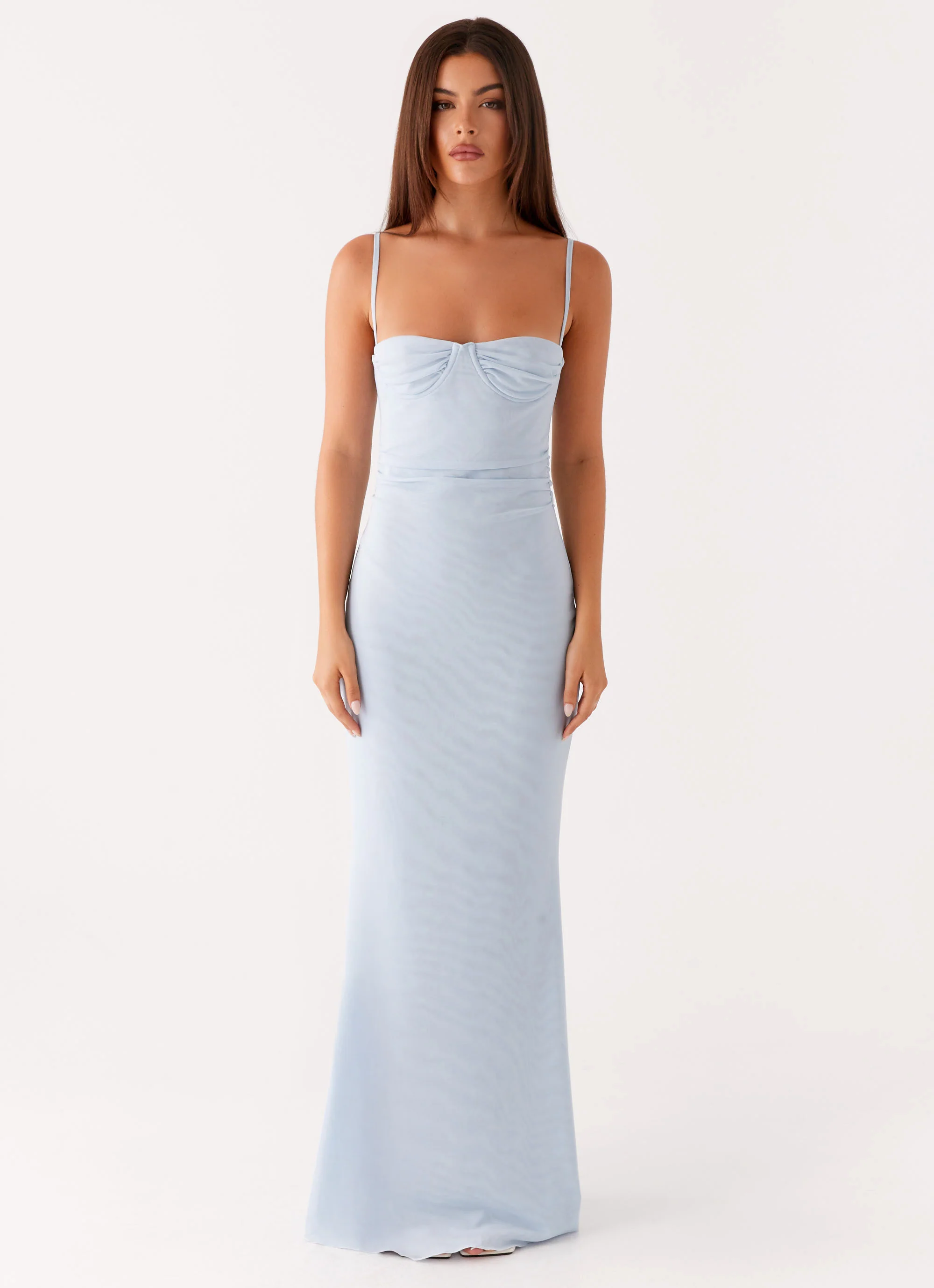 Anna Sophia Maxi Dress - Blue