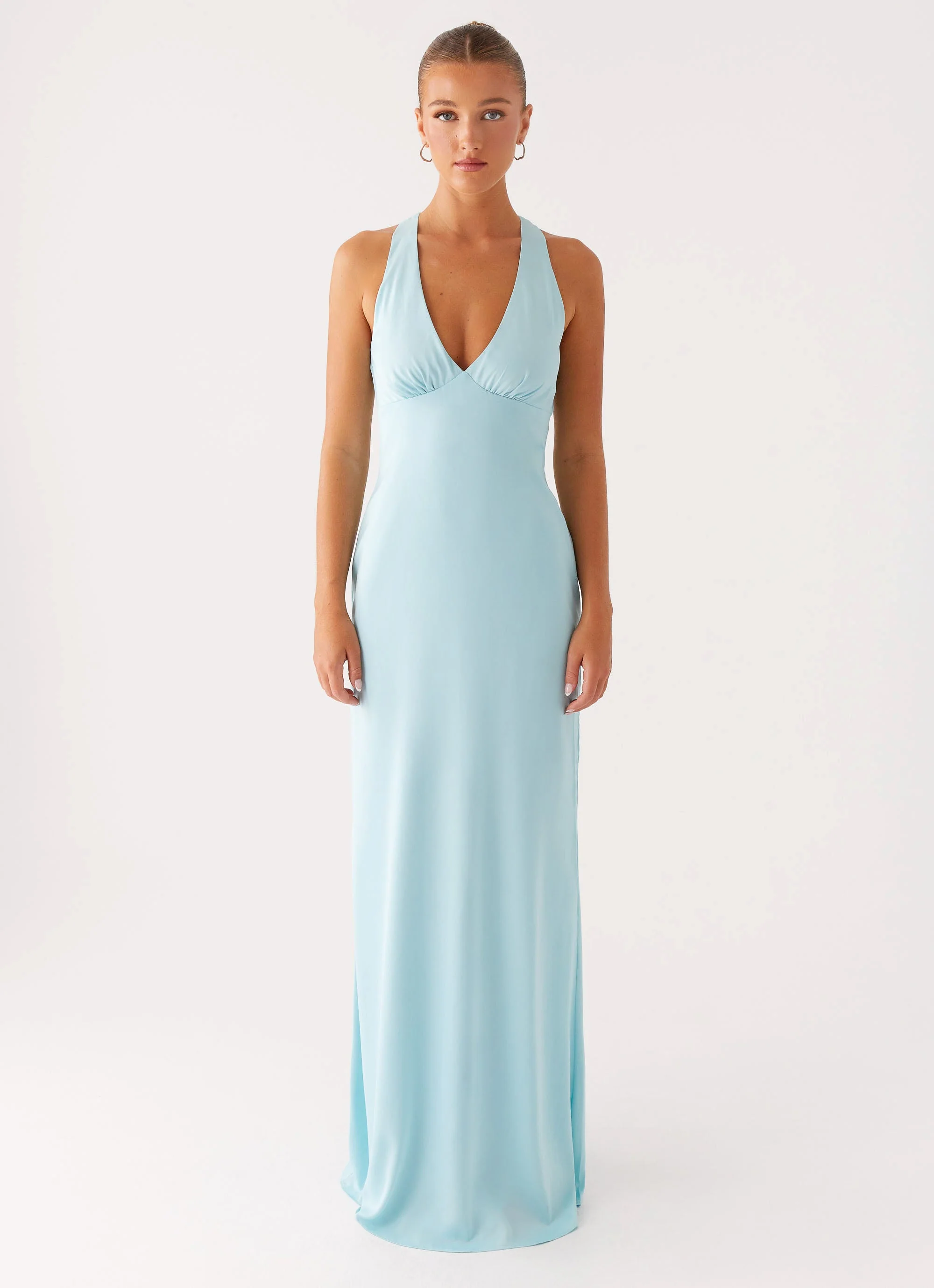 Desi Halterneck Maxi Dress - Mint