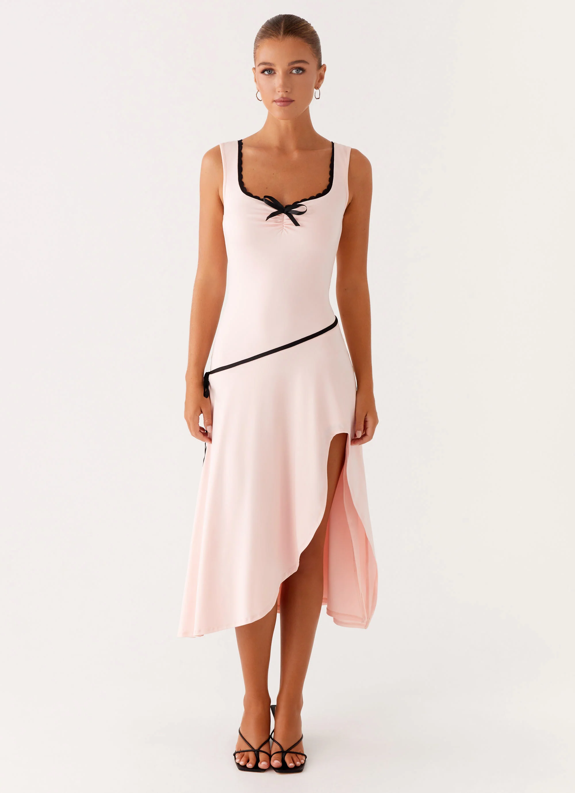 Darlene Midi Dress - Pink