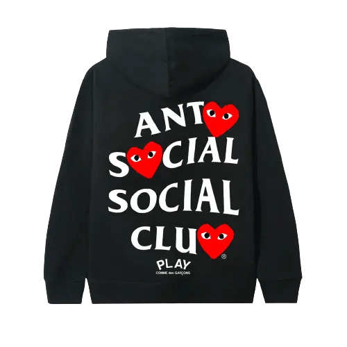 ASSC X COMME des GARCONS Black Hoodie