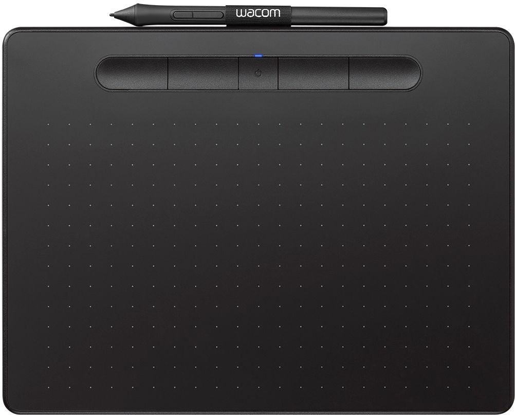 Wacom Intuos Medium Wireless Graphic Drawing Tablet, Black  C Compatible with Mac, PC, Chromebook & Android, Software Included